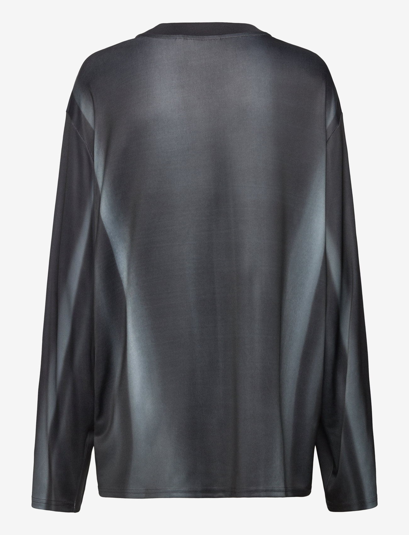 Weekday - Sports V Neck Long Sleeve - långärmade toppar - black - 1