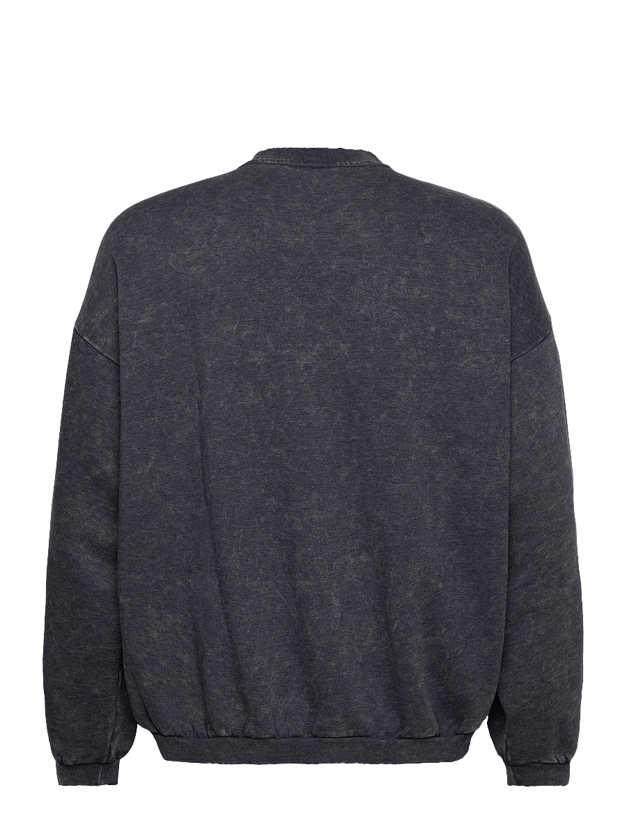 Weekday - Washed Sweatshirt - dressipluusid - dark blue w wash - 1