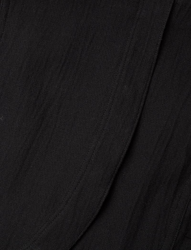 Weekday - Sleeveless Asymmetric Peplum Top - varrukateta pluusid - black - 2