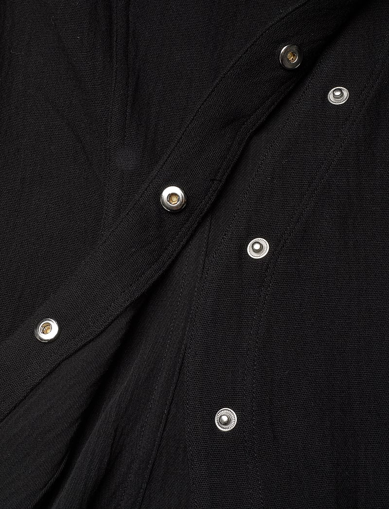 Weekday - Sleeveless Asymmetric Peplum Top - varrukateta pluusid - black - 3