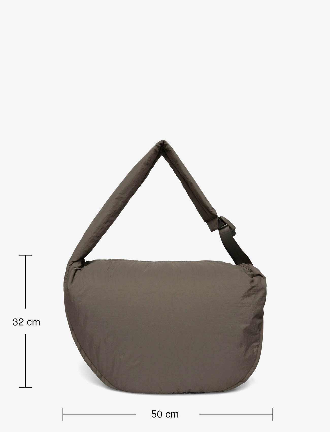 Weekday - Samir Large Padded Crossbody Bag - khaki green - 3