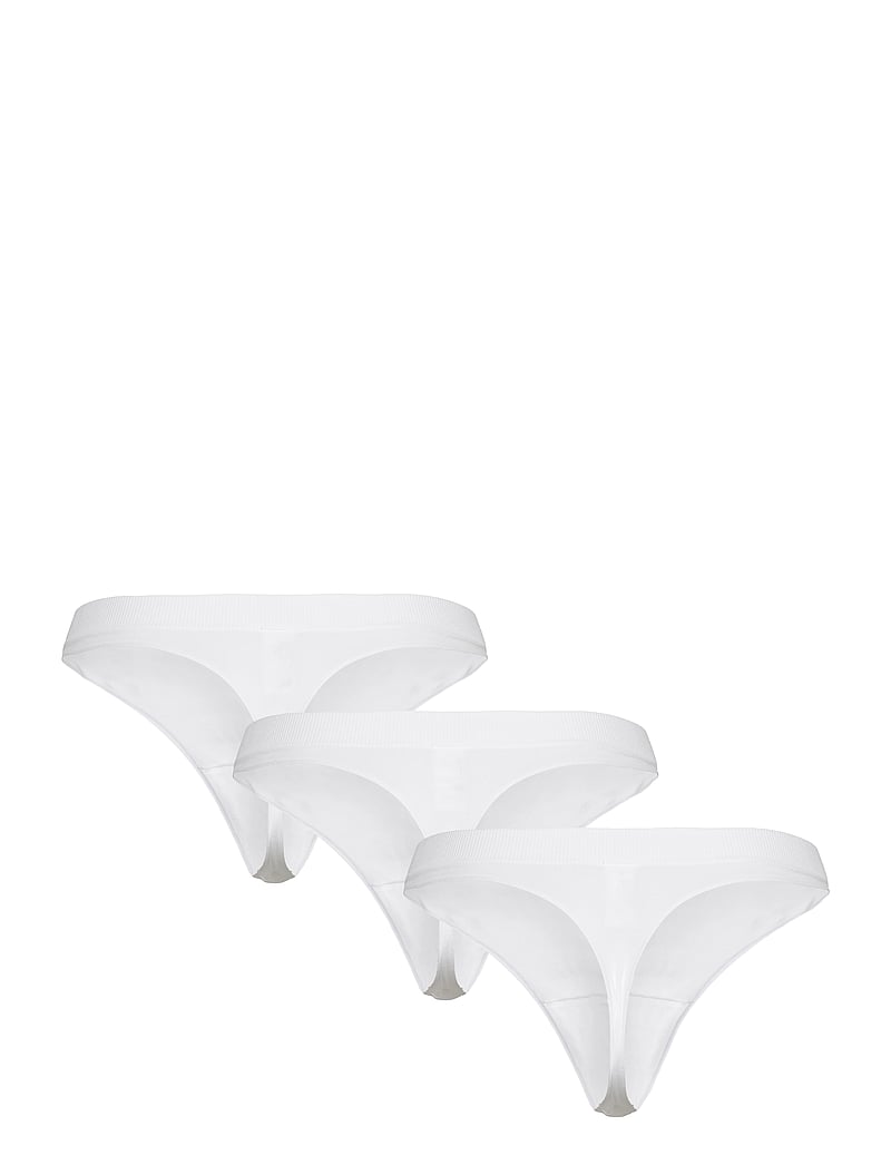 Weekday - Seamless Thong 3-pack - stringid - white - 1