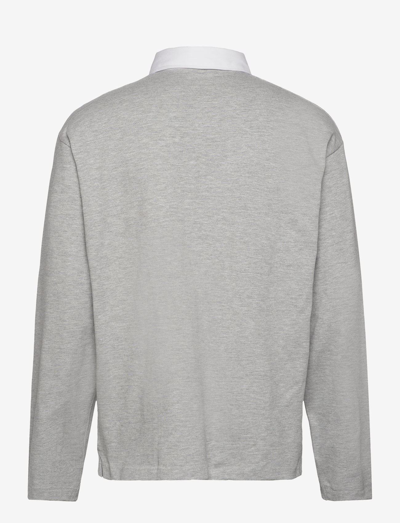 Weekday - Rugby Shirt - långärmade pikéer - grey melange - 1