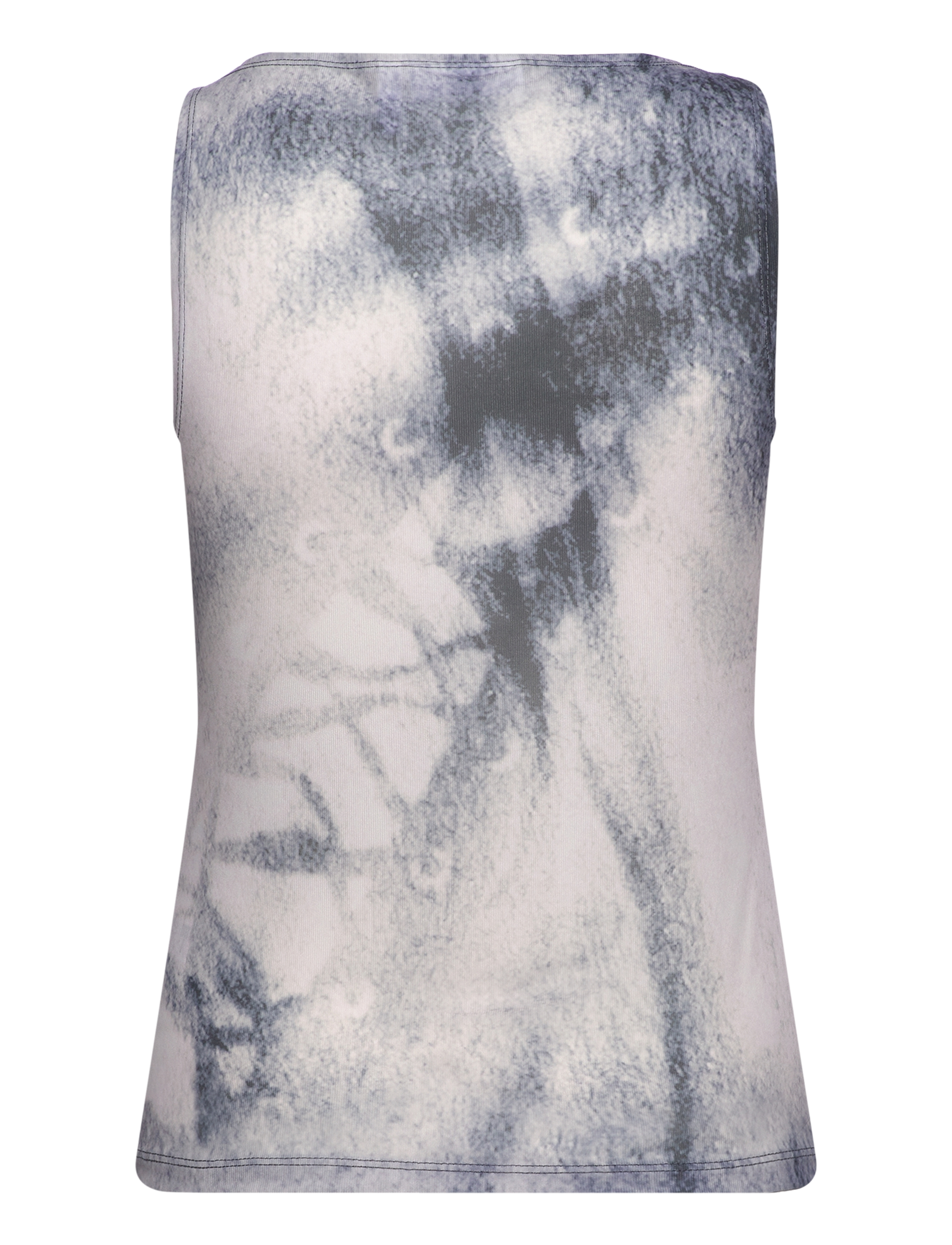 Weekday - Print Sleeveless Top - mouwloze tops - black w corset print - 1