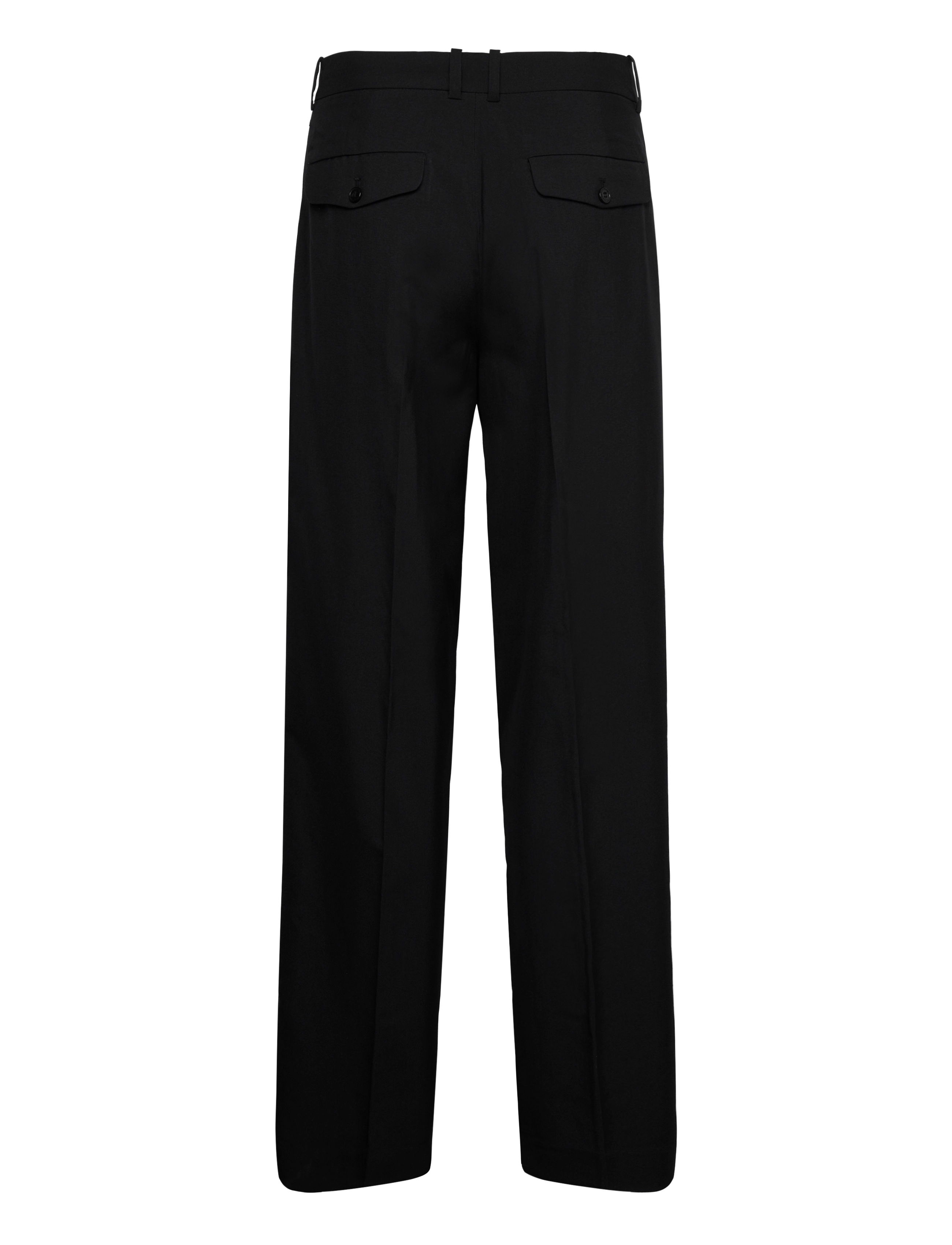 Weekday - Low Loose Suit Trousers - suit trousers - black - 1
