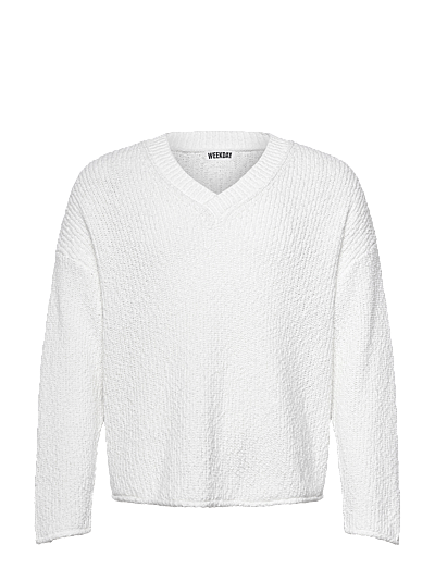 Boxy V-Neck Sweater - V-Hals