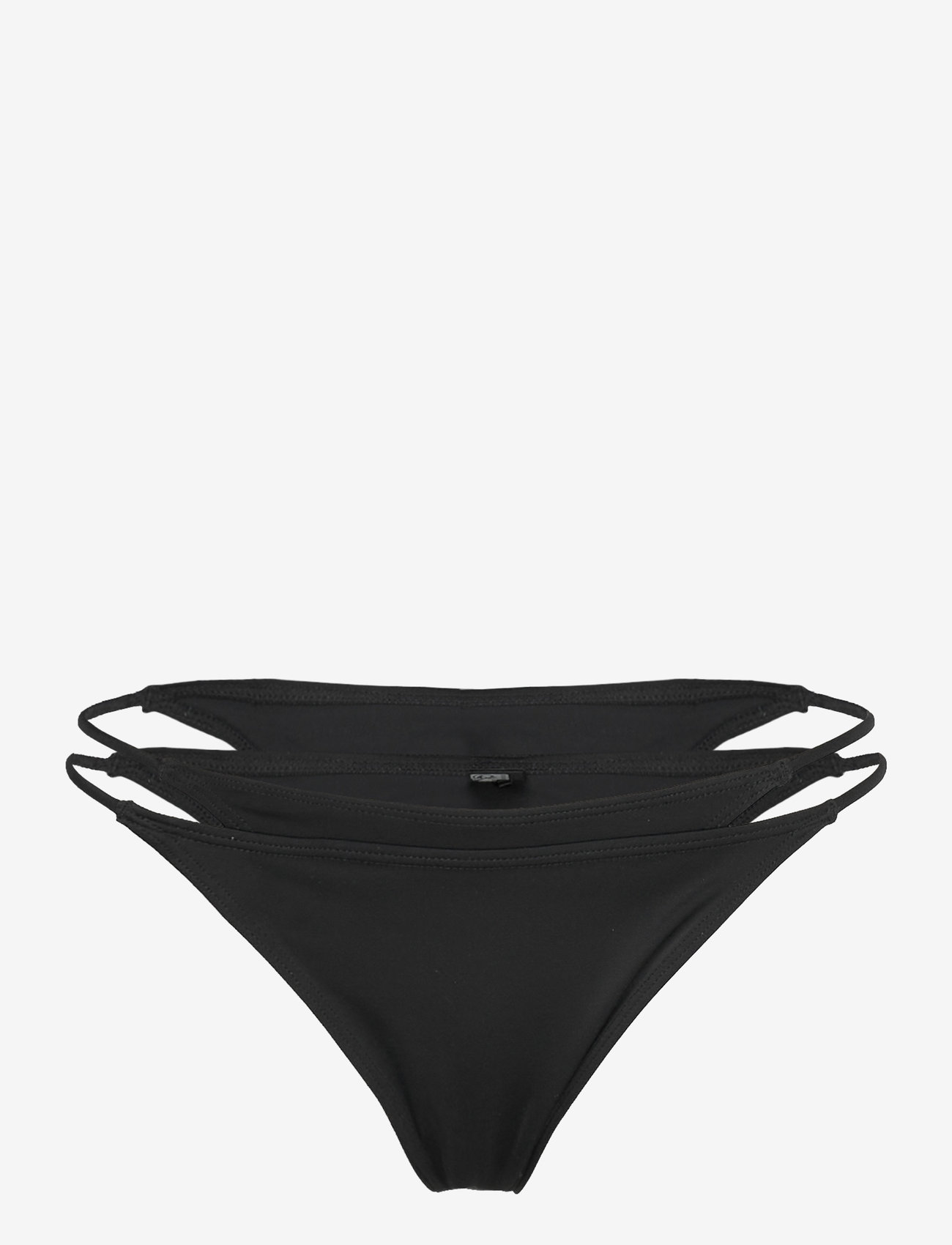 Weekday - Layered Brazilian Bikini Bottoms - bikinibriefs - black - 0