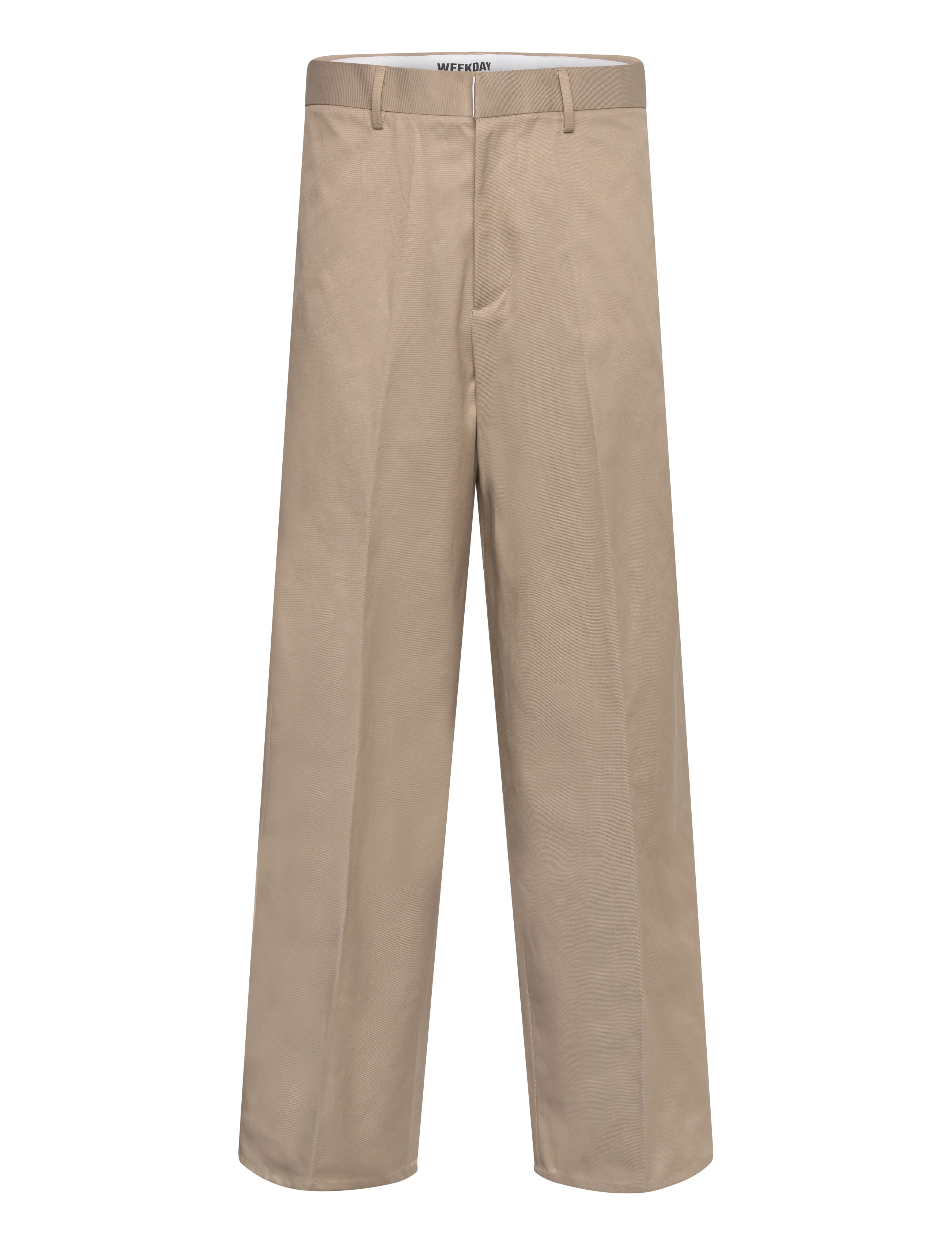 Weekday Relaxed Trousers, 46, Beige, Underdele > Bukser, Herre
