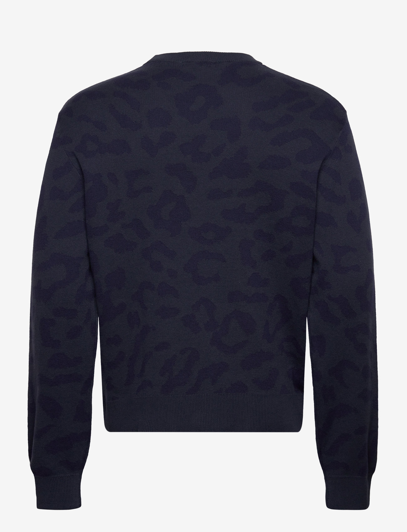 Weekday - Regular Graphic Sweater - rundhalsad - dark blue - 1