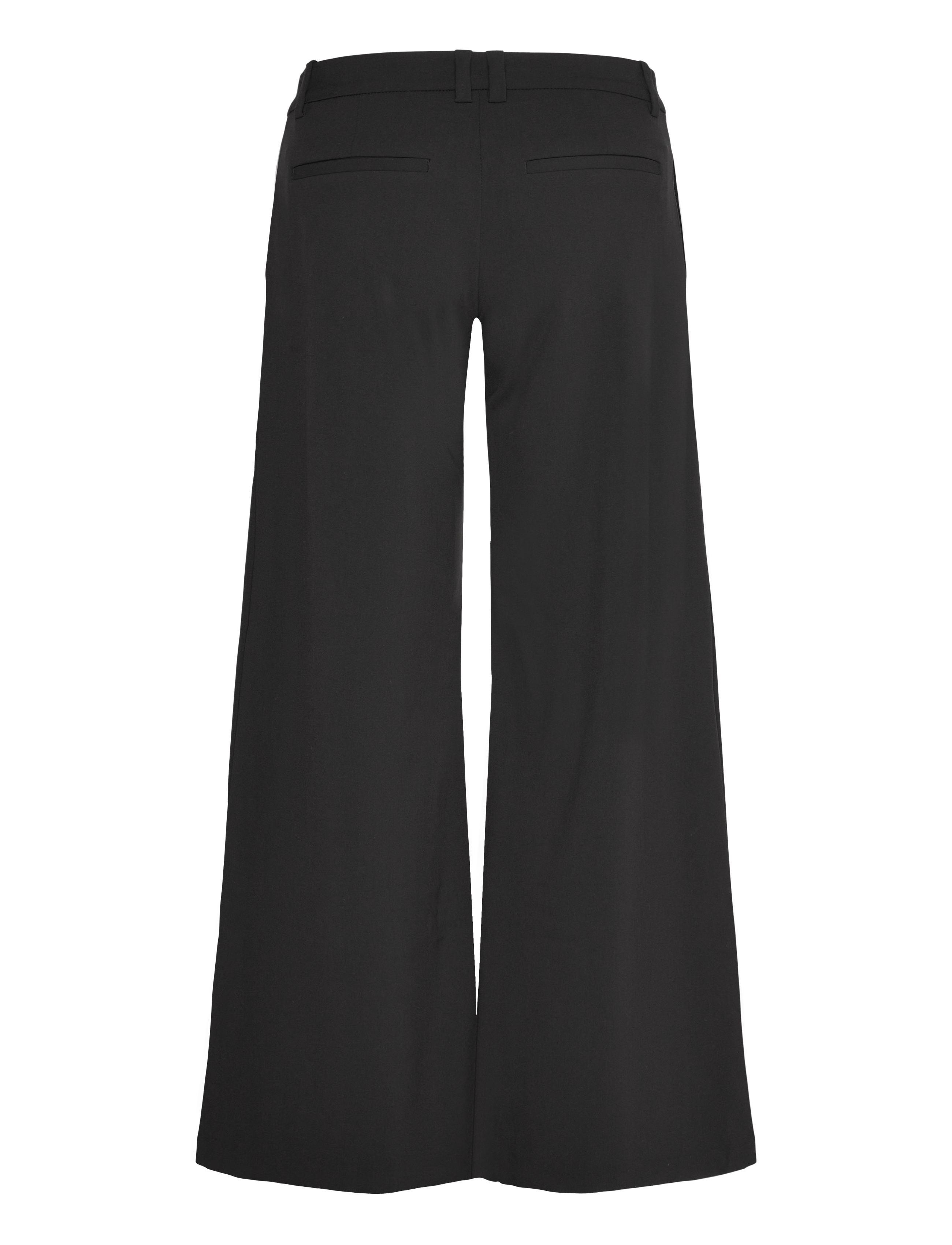 Weekday - Low Flared Suit Trousers - utsvängda byxor - black - 2