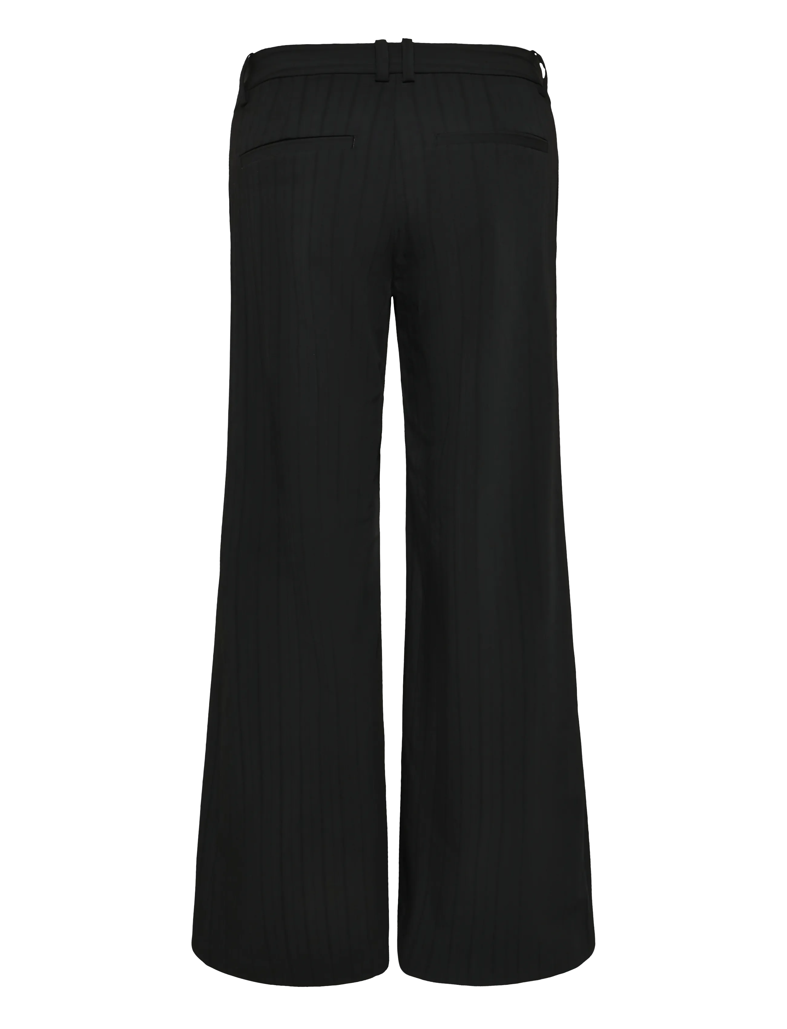 Weekday - Low Flared Suit Trousers - flare bukser - black stripe - 1