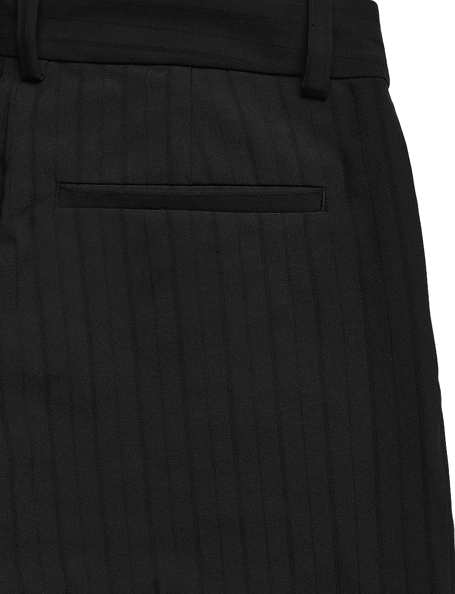 Weekday - Low Flared Suit Trousers - schlaghosen - black stripe - 2