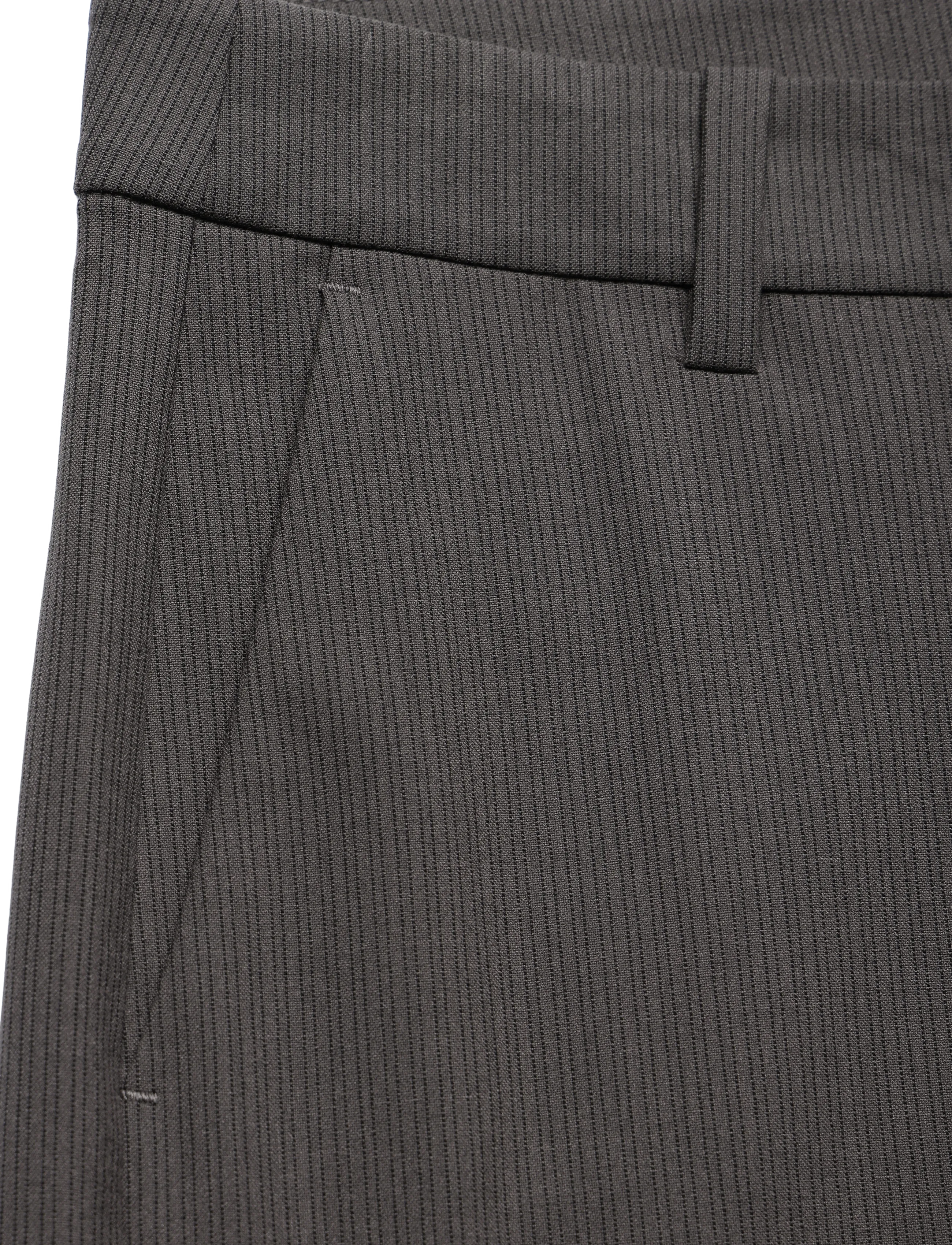 Weekday - Low Flared Suit Trousers - flare bukser - brown pinstripe - 2