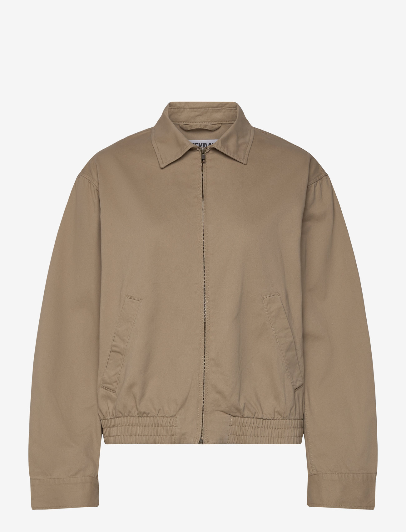 Weekday - Regular Cotton Jacket - herbstjacken - dusty beige - 0