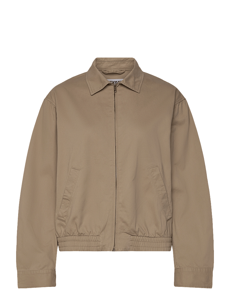 Weekday - Regular Cotton Jacket - herbstjacken - dusty beige - 0