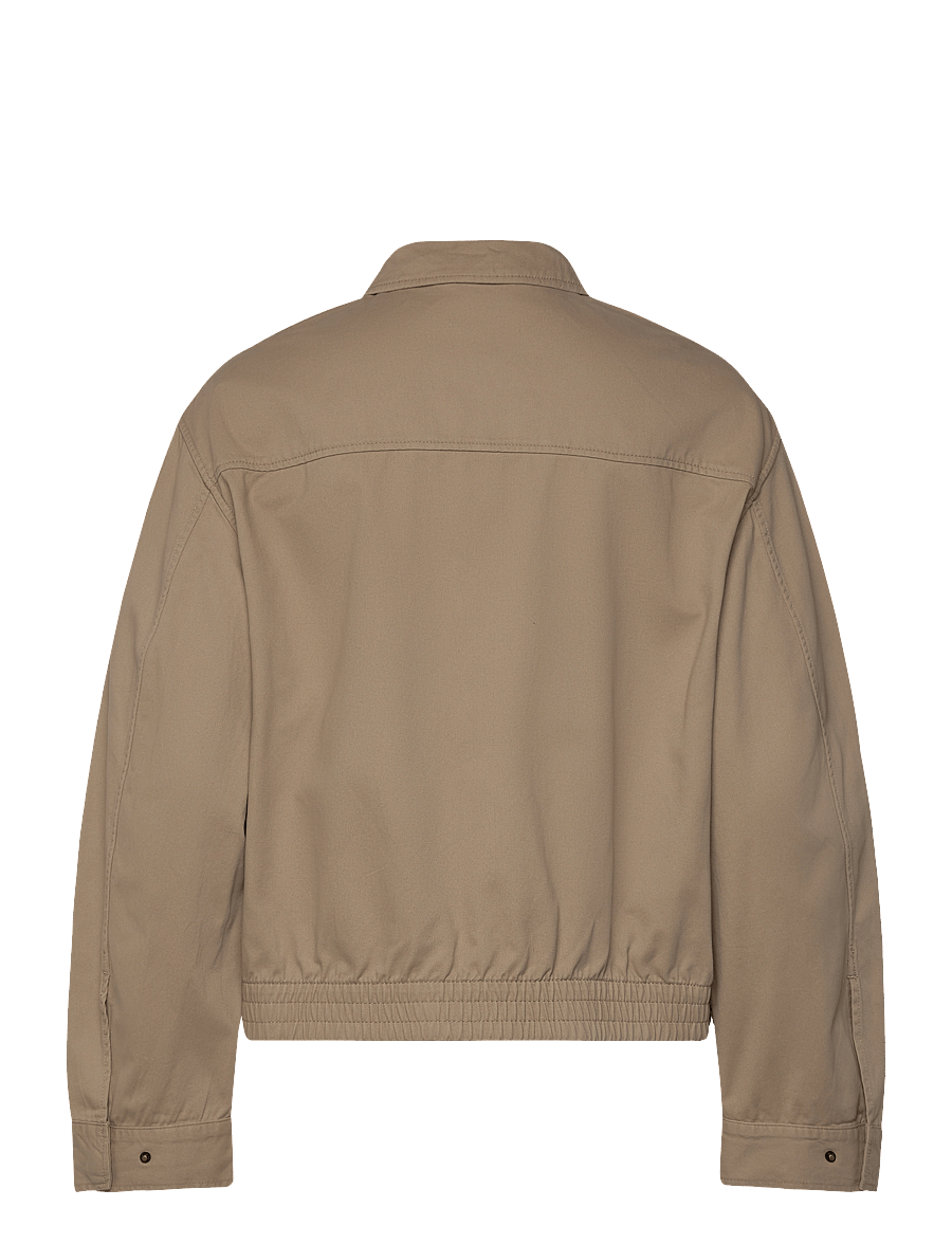 Weekday - Regular Cotton Jacket - dusty beige - 1