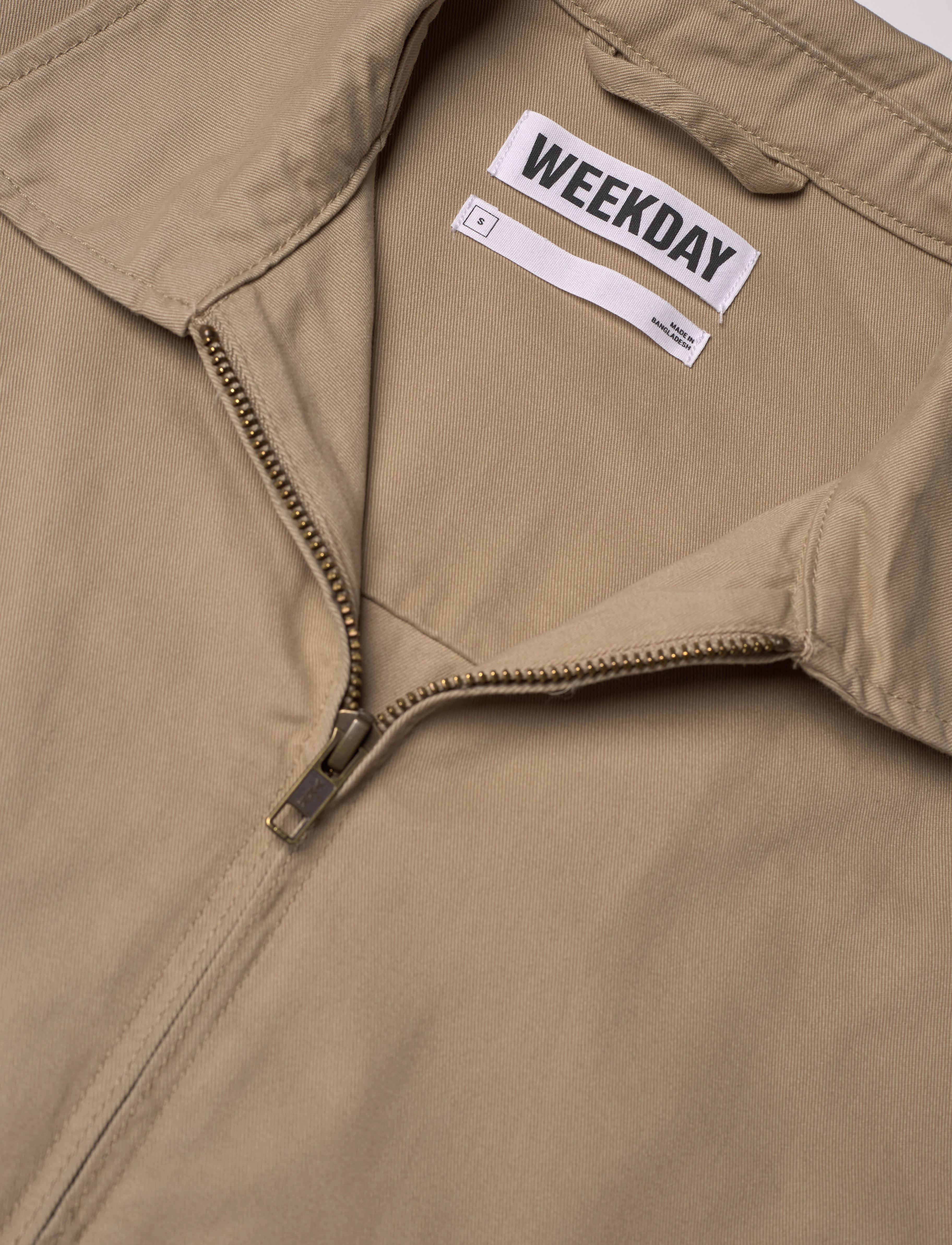 Weekday - Regular Cotton Jacket - dusty beige - 2