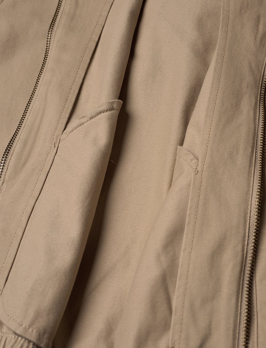 Weekday - Regular Cotton Jacket - dusty beige - 4