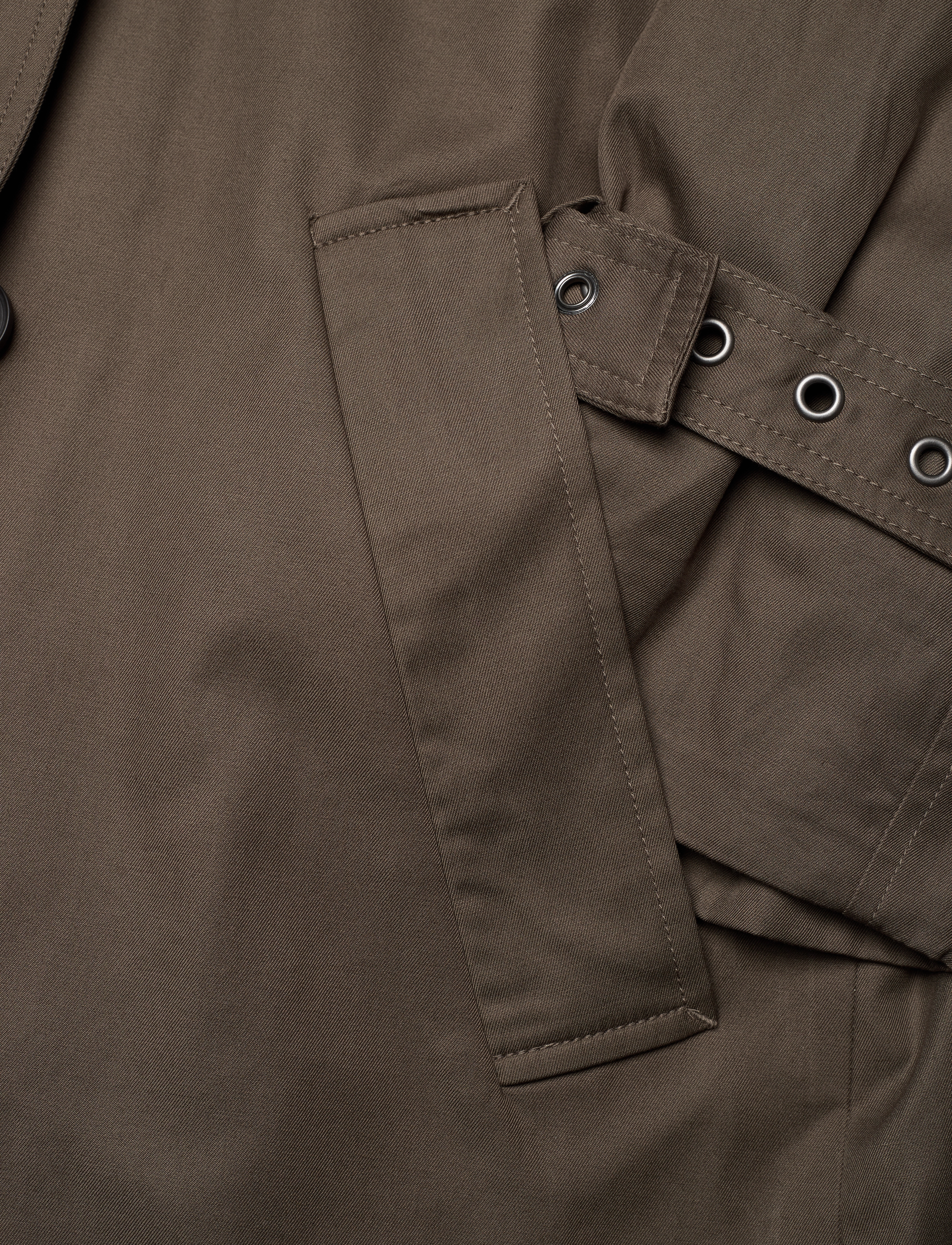 Weekday - Oversized Double-Breasted Trench Coat - dark mole - 5