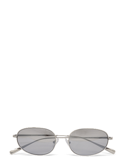 Minimal Oval Metal Sunglasses - Round Frame