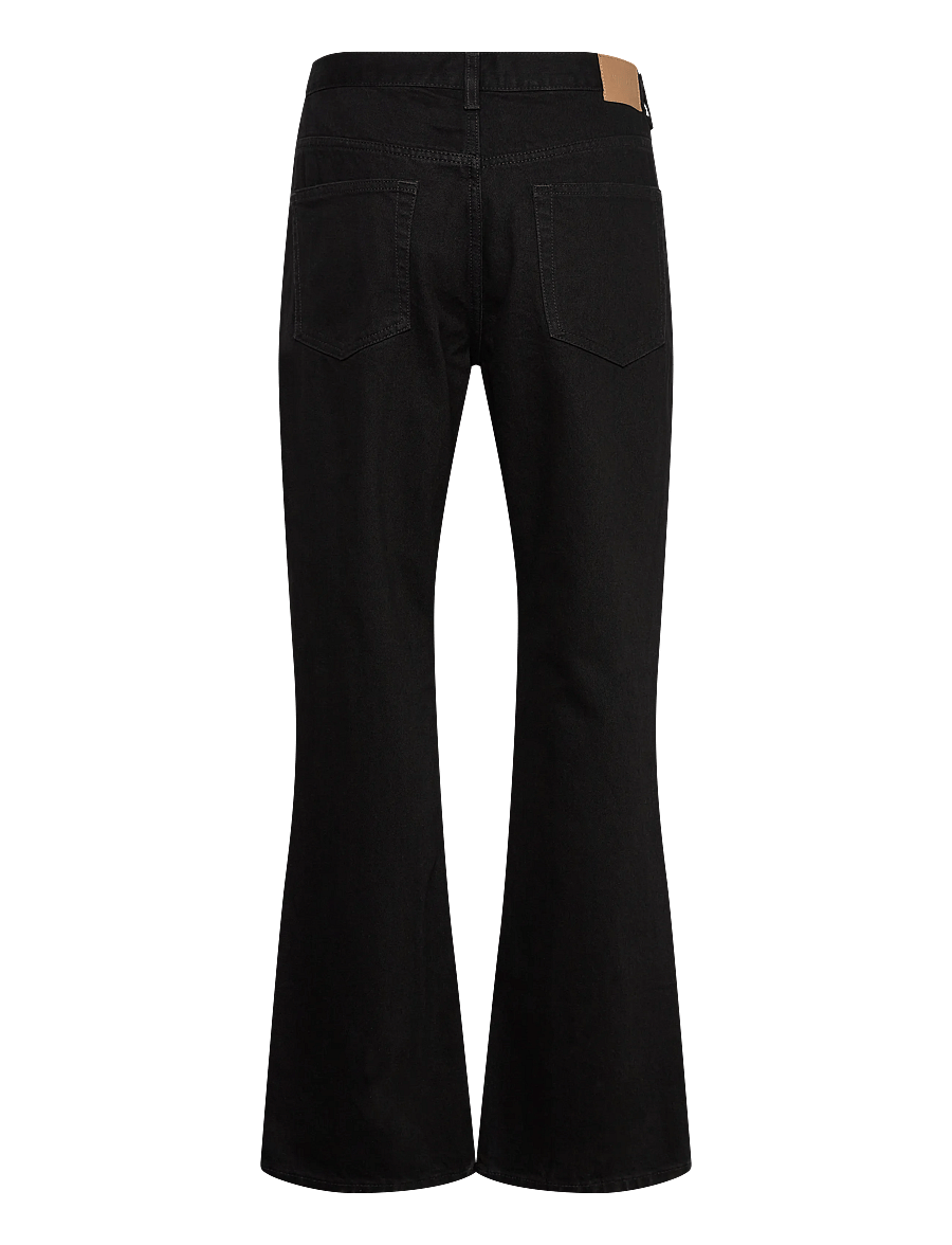 Weekday - Mercury Mid Rise Relaxed Bootcut Jeans - alt laienevad teksad - black rinse - 2