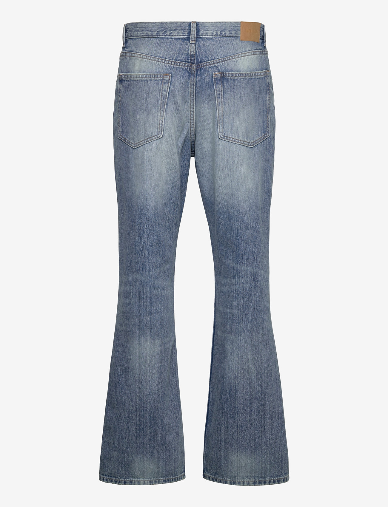 Weekday - Mercury Relaxed Bootcut Leg Jeans - džinsi ar platiem galiem - blue stream - 1