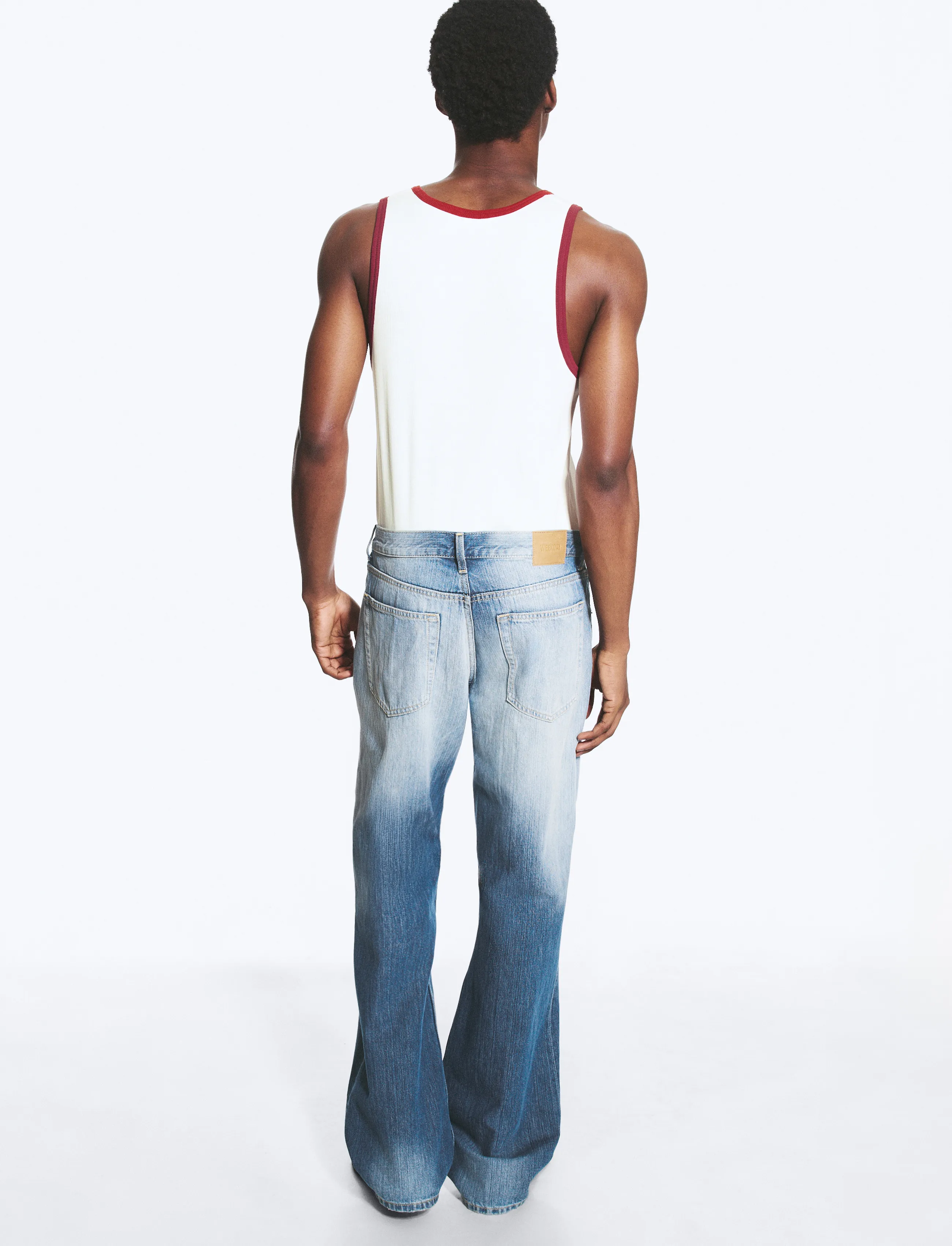 Weekday - Mercury Mid Rise Relaxed Bootcut Jeans - weite jeans - stallion blue - 4