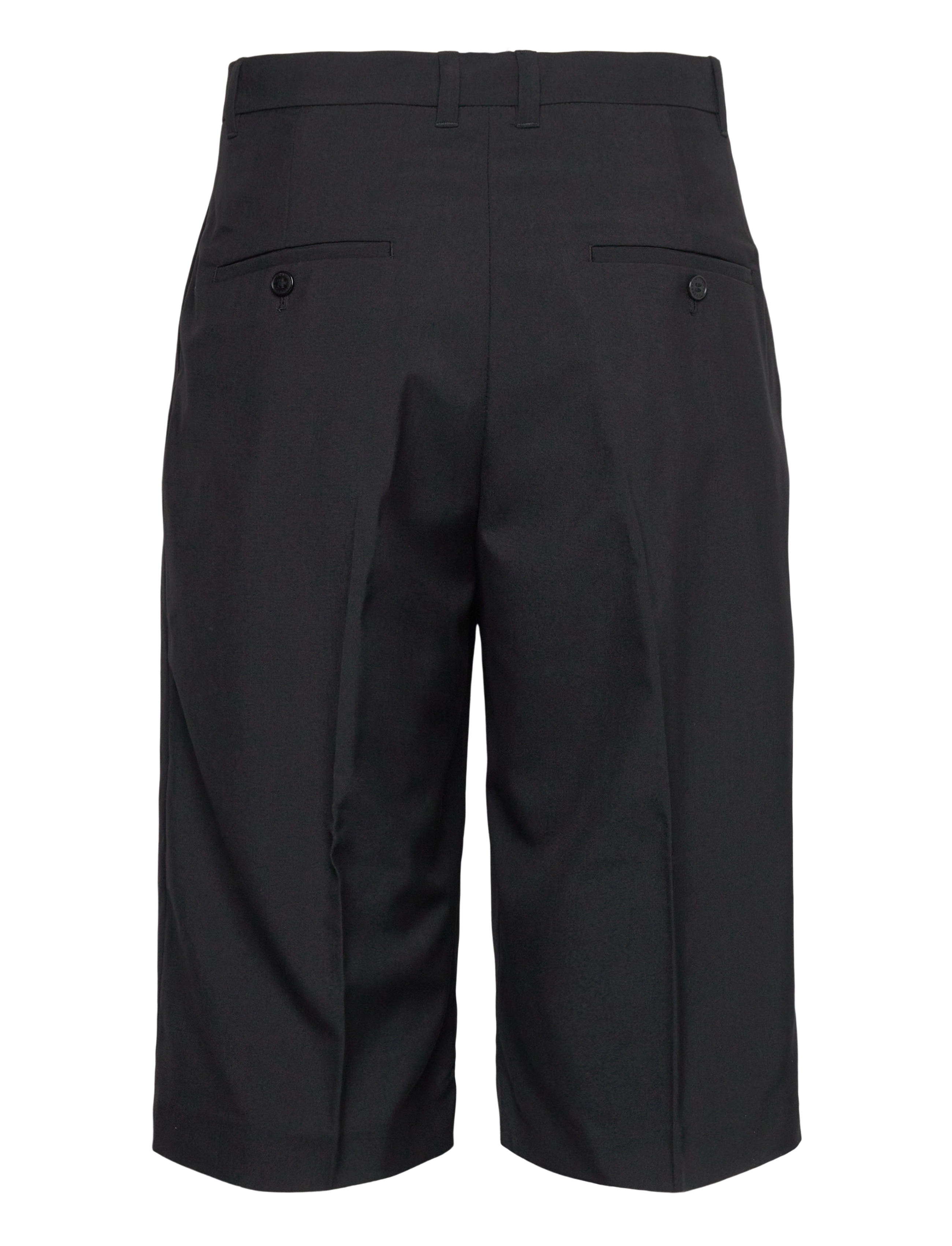 Weekday - Loose Long Suit Shorts - black - 1