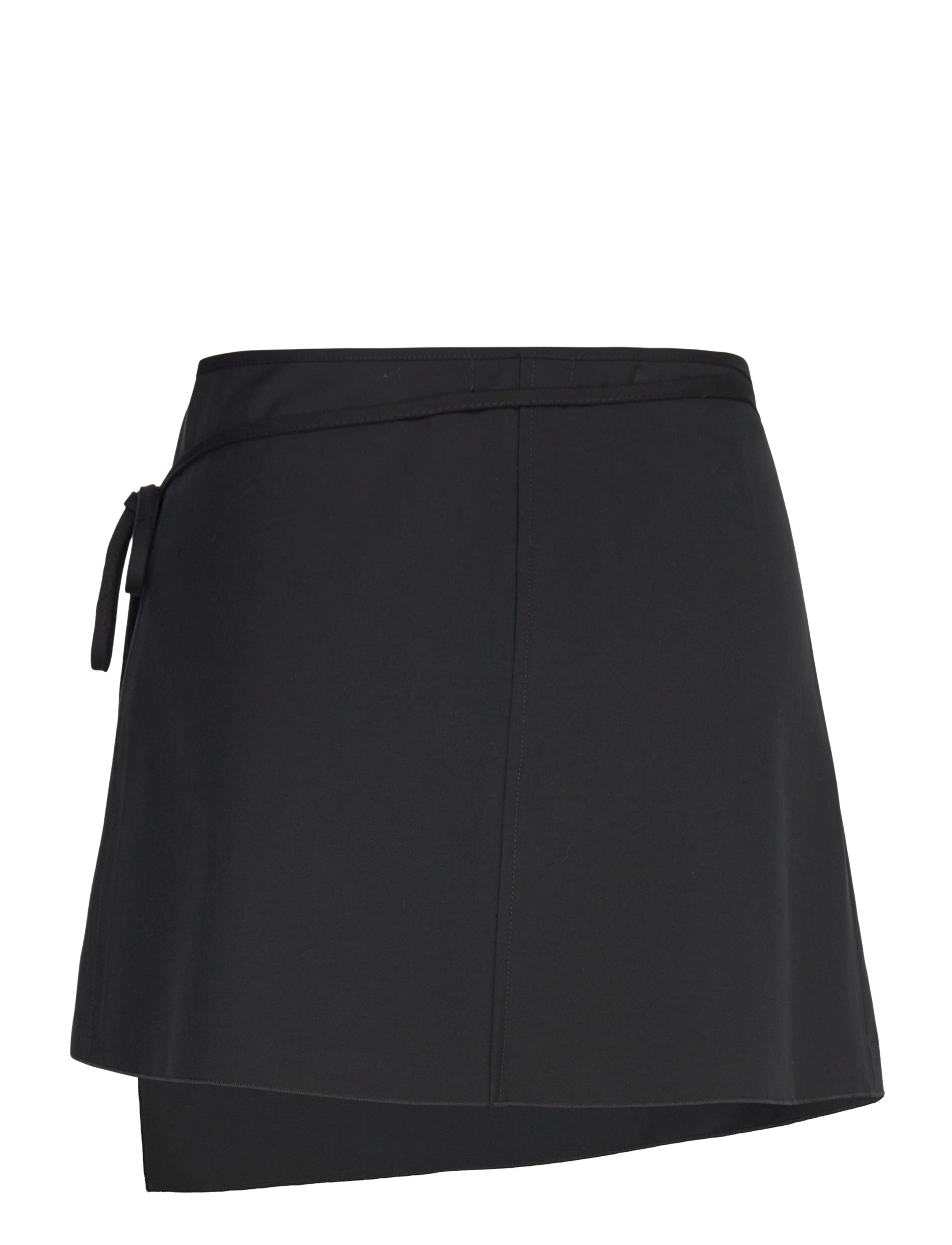 Weekday - Suiting Wrap Mini Skirt - hõlmikseelikud - black - 1