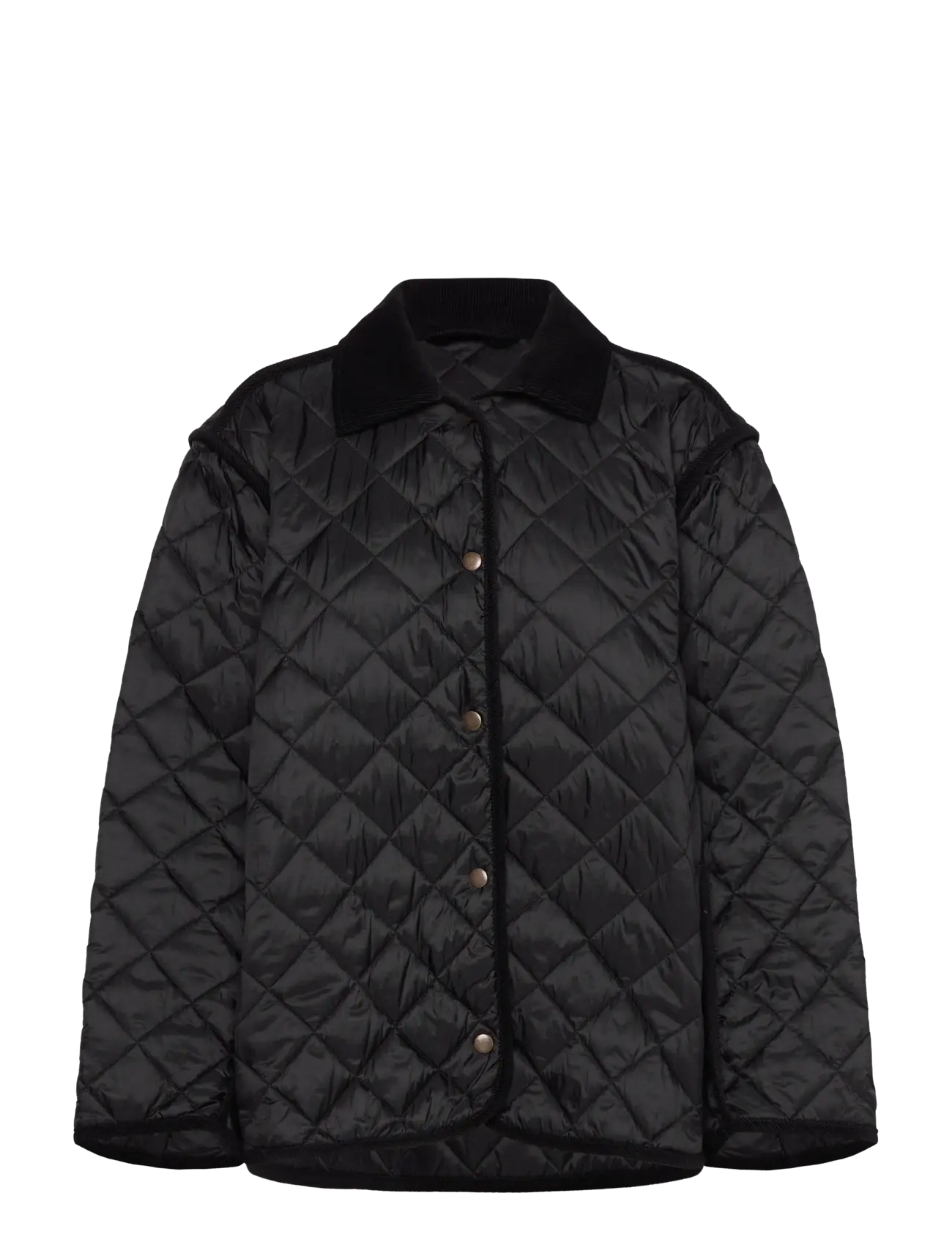 Weekday Oversized Quilted Liner Jacket, XS, Jackets, Blau - Frauen