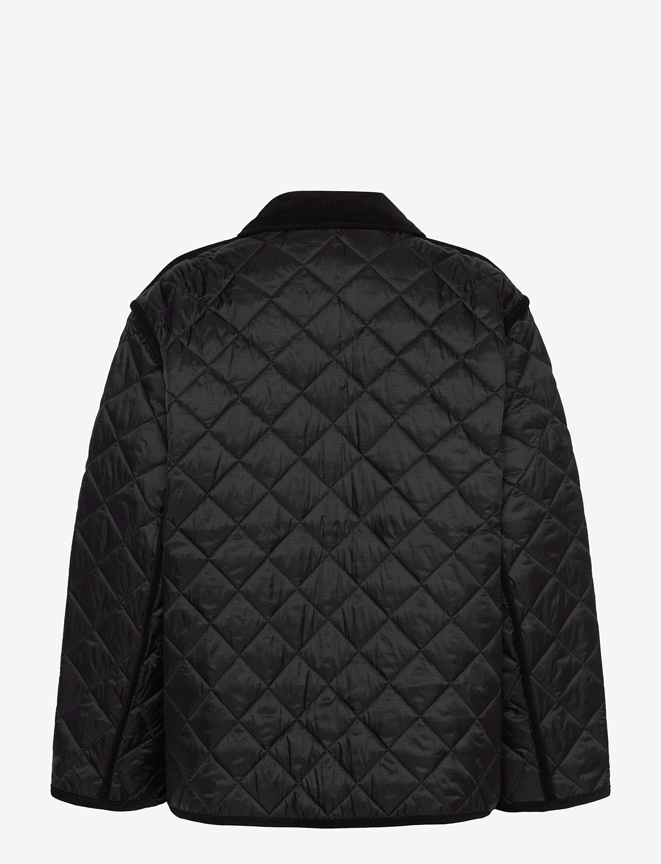 Weekday - Oversized Quilted Liner Jacket - tepitud jakid - black - 1