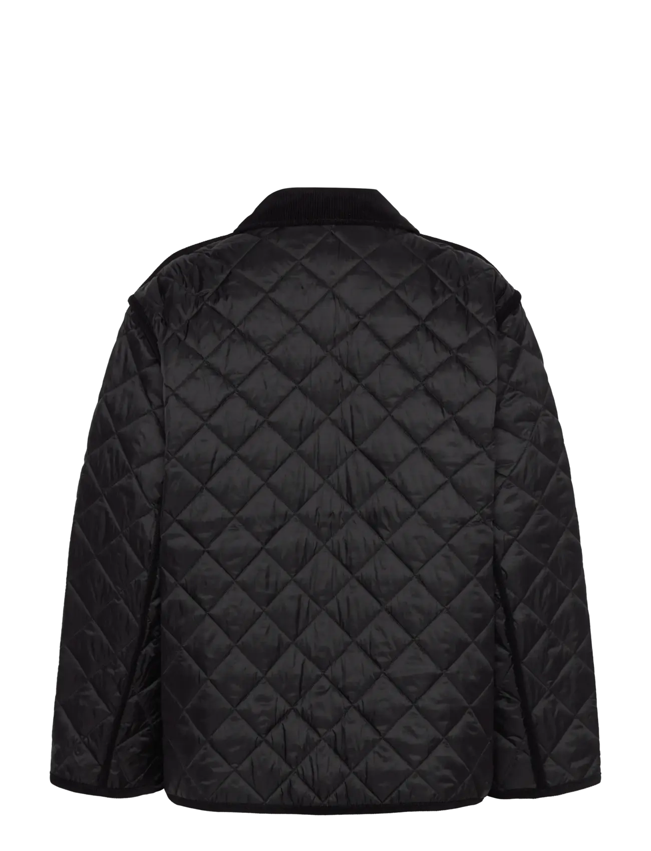 Weekday - Oversized Quilted Liner Jacket - forårsjakker - black - 1