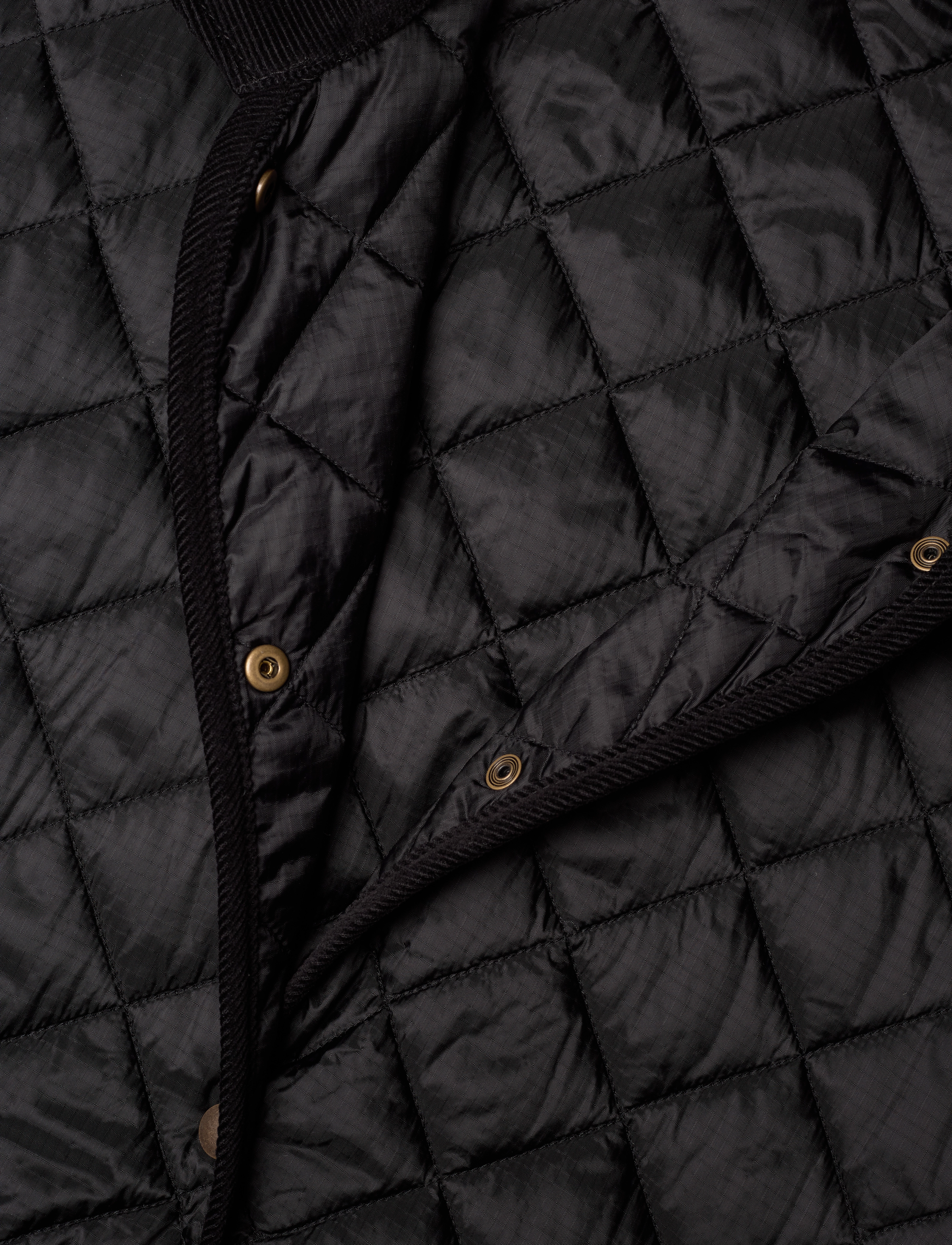 Weekday - Oversized Quilted Liner Jacket - forårsjakker - black - 2