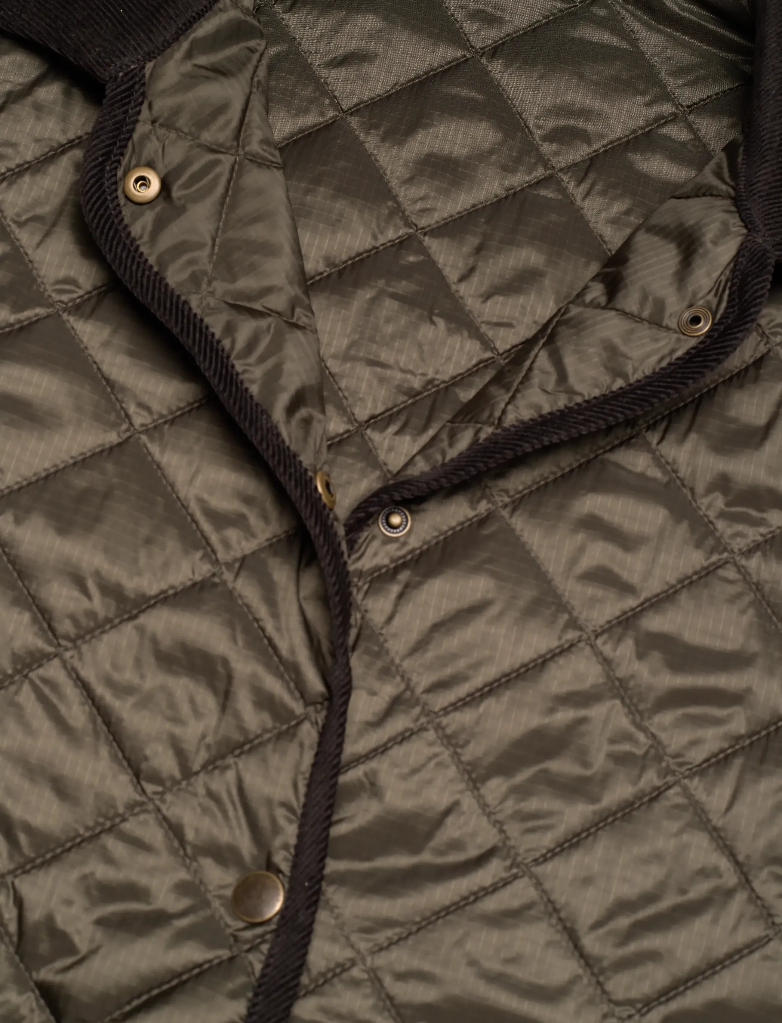Weekday - Oversized Quilted Liner Jacket - spring jackets - dark brown - 2