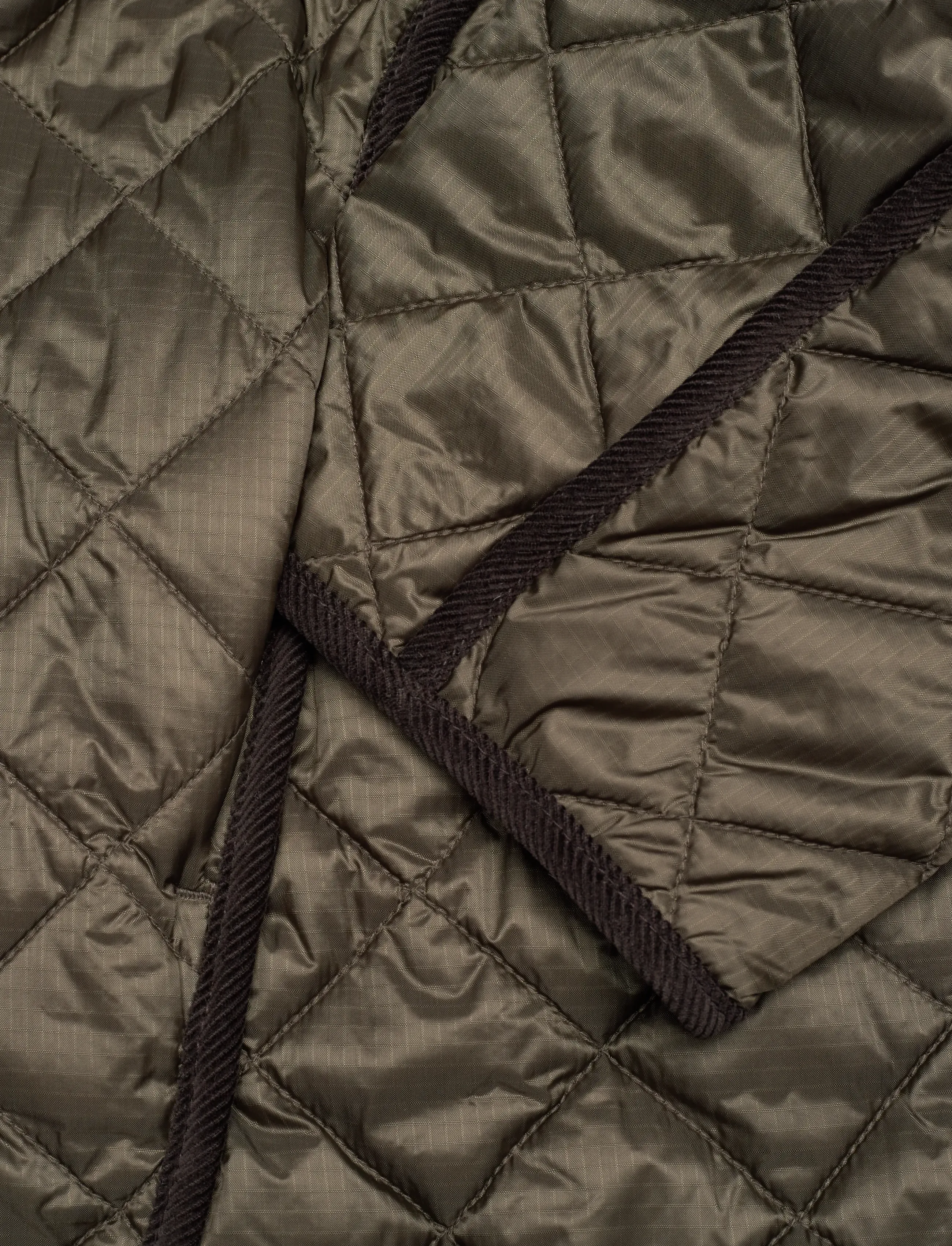 Weekday - Oversized Quilted Liner Jacket - spring jackets - dark brown - 3