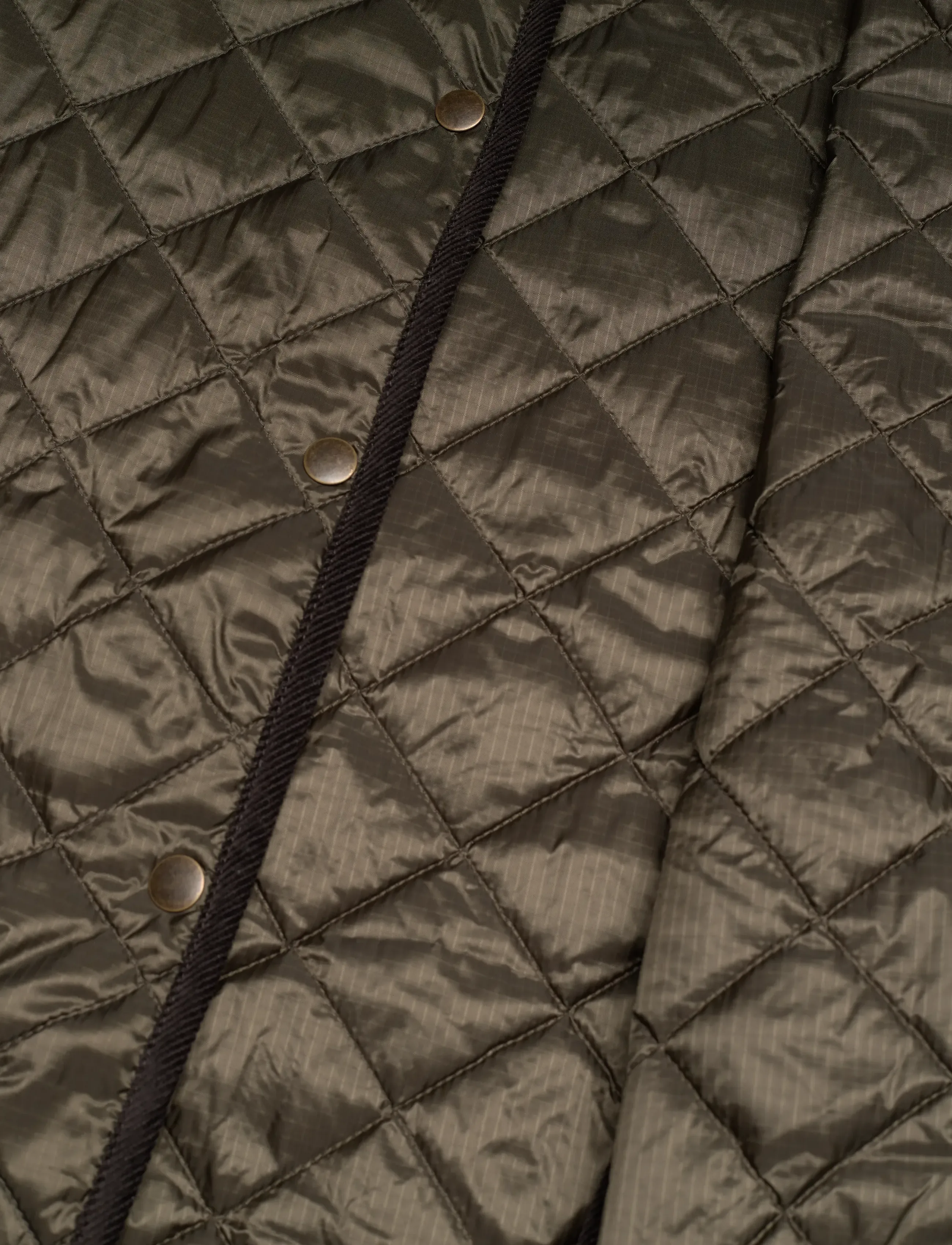 Weekday - Oversized Quilted Liner Jacket - spring jackets - dark brown - 4