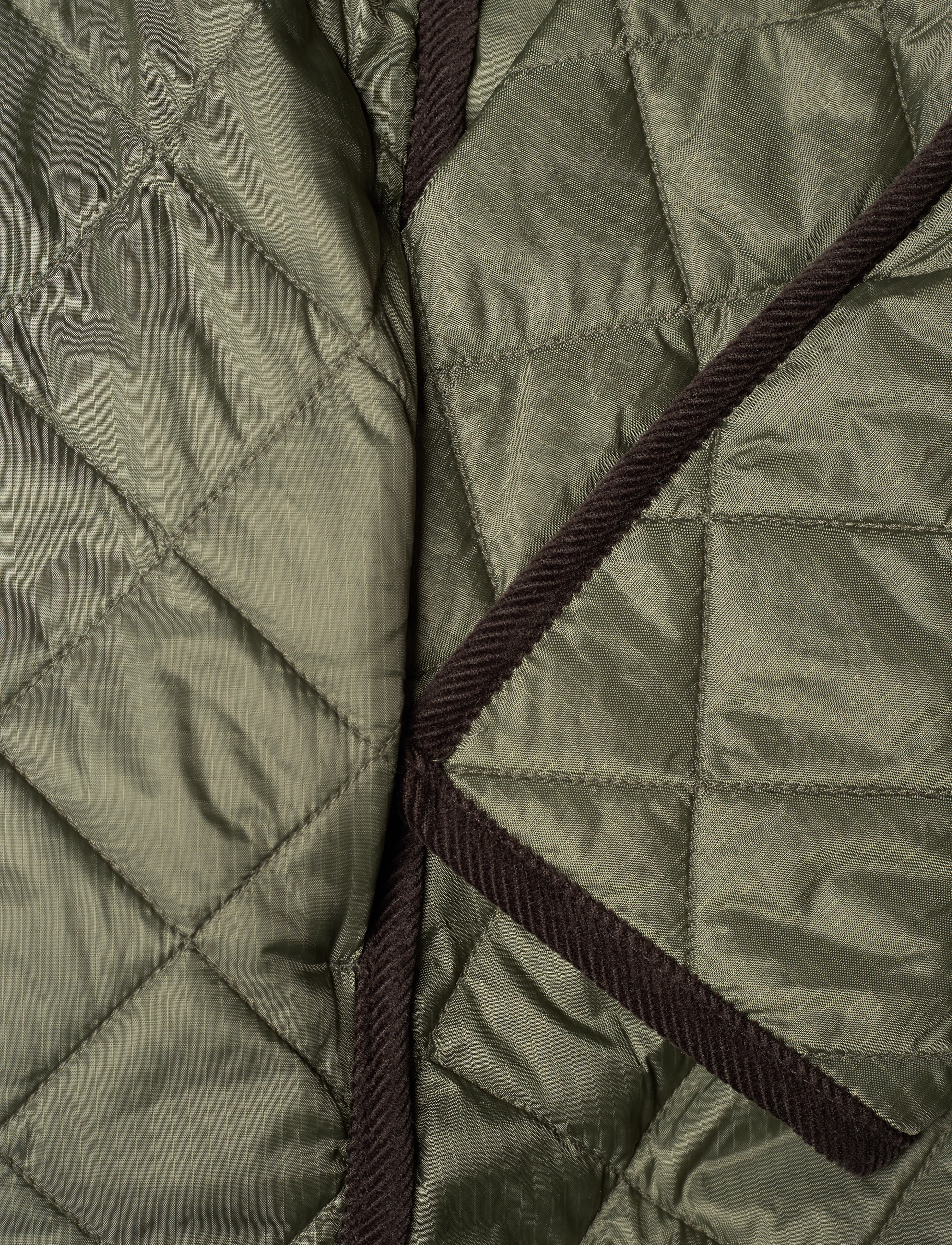 Weekday - Oversized Quilted Liner Jacket - kevadjoped - khaki green - 3