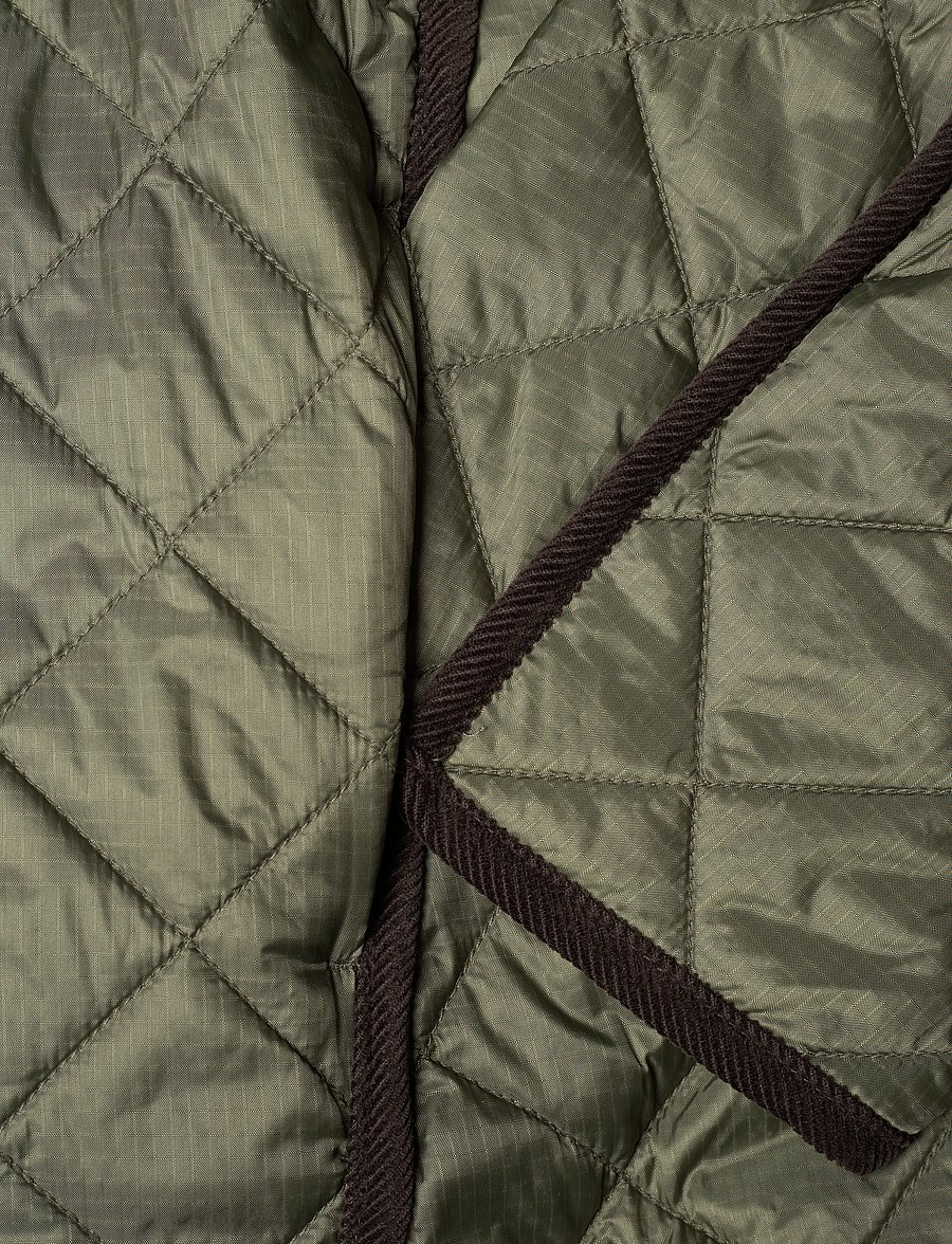 Weekday - Oversized Quilted Liner Jacket - steppjacken - khaki green - 3