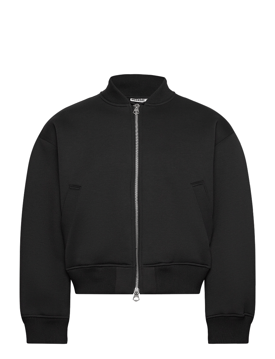 Weekday - Scuba Bomber Jacket - fall jackets - black - 0