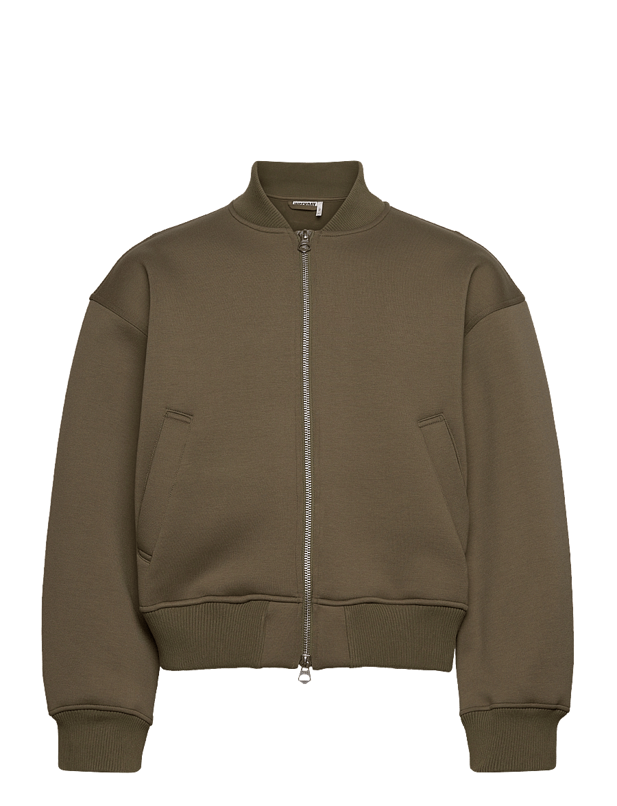 Weekday - Scuba Bomber Jacket - fall jackets - khaki - 0