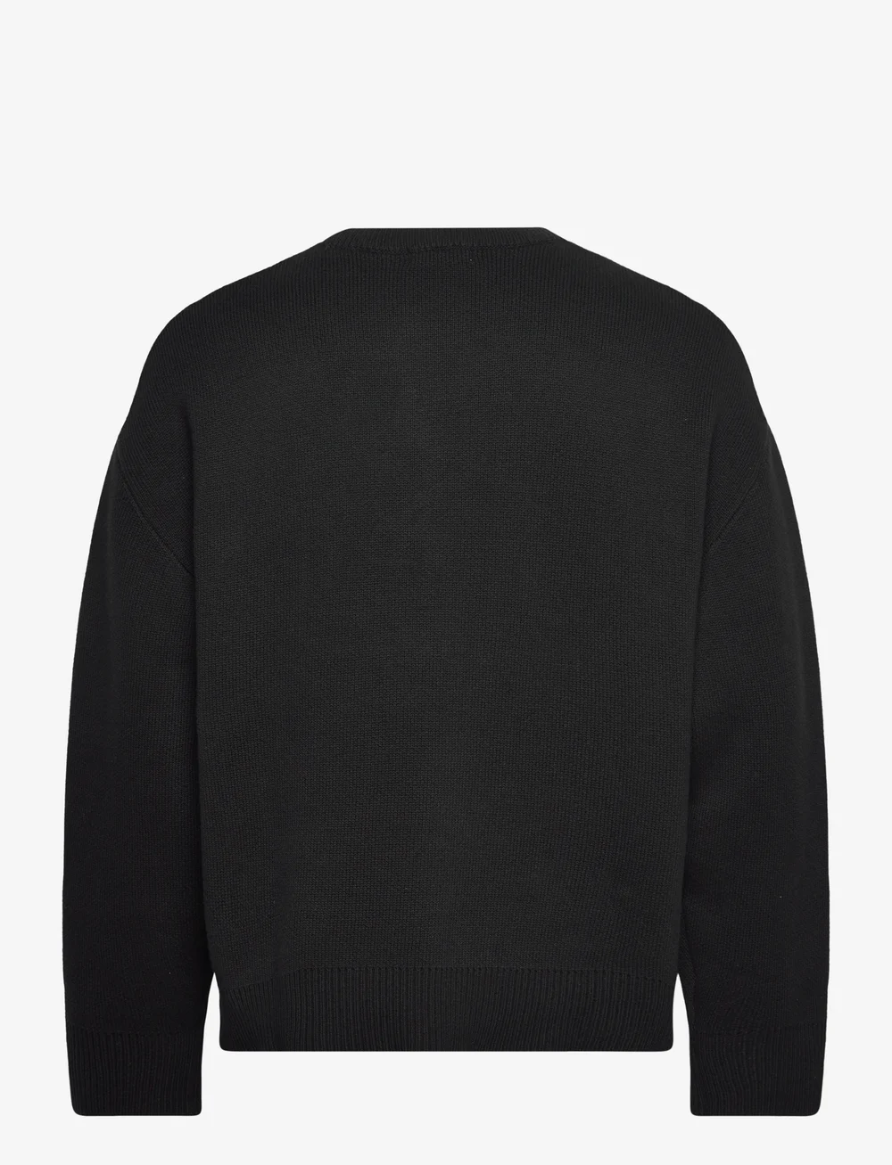 Weekday - Patch Sweater - rundhalsad - black - 1