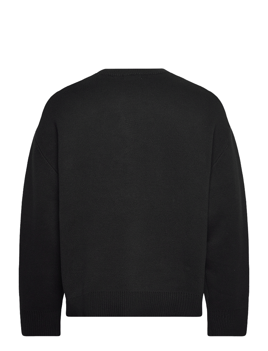 Weekday - Patch Sweater - rundhals - black - 1