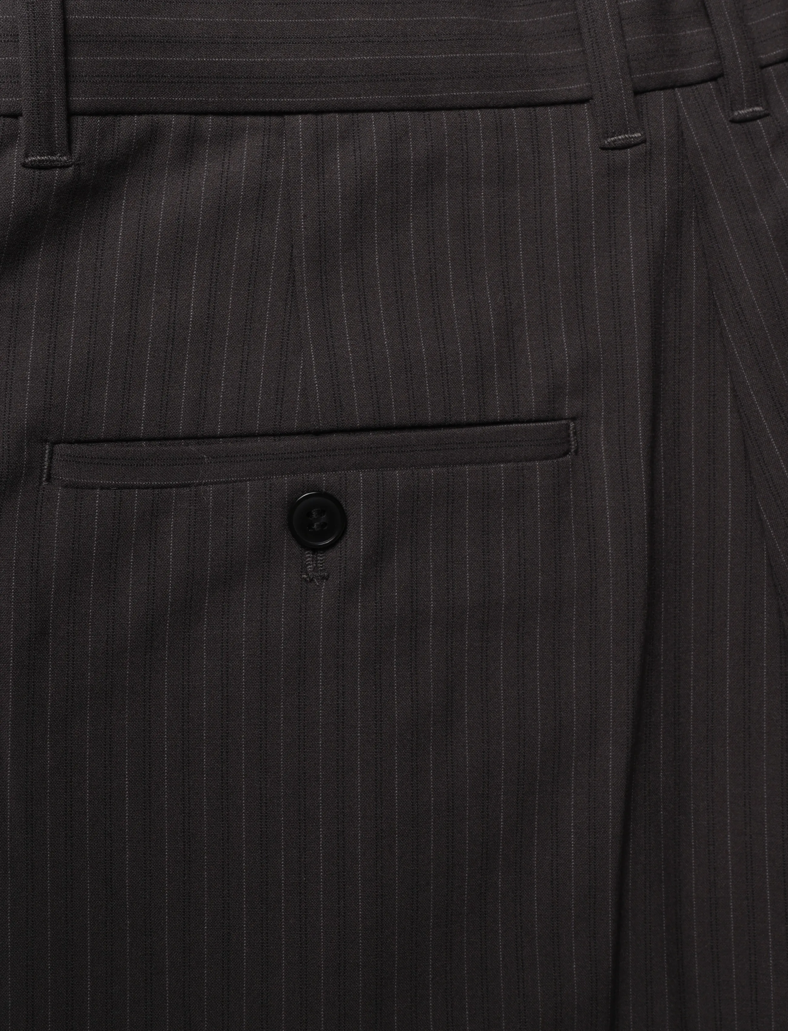 Weekday - Nate Regular Waist Baggy Straight Trousers - anzugshosen - grey pinstripe - 2