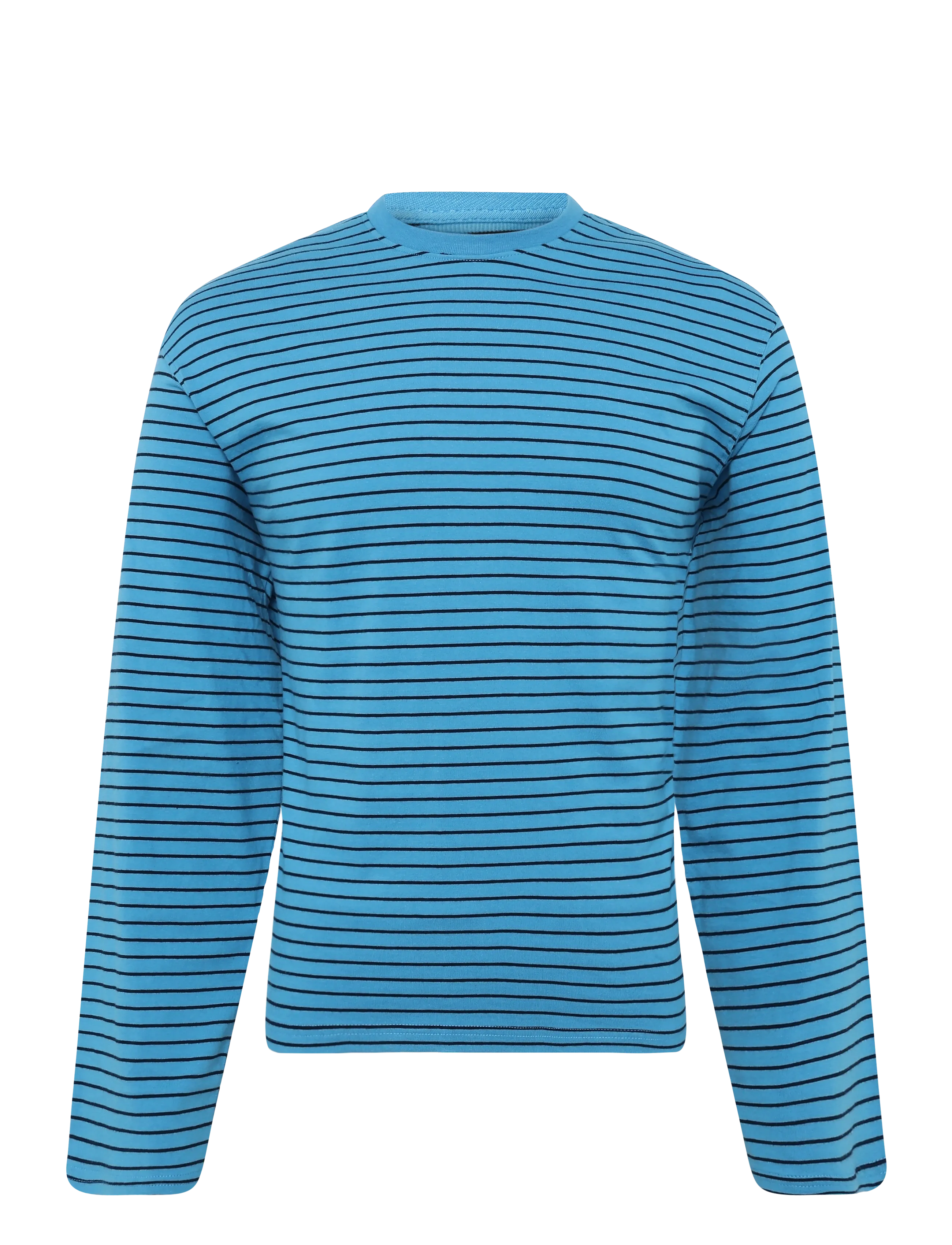 BLUE W BLACK STRIPE