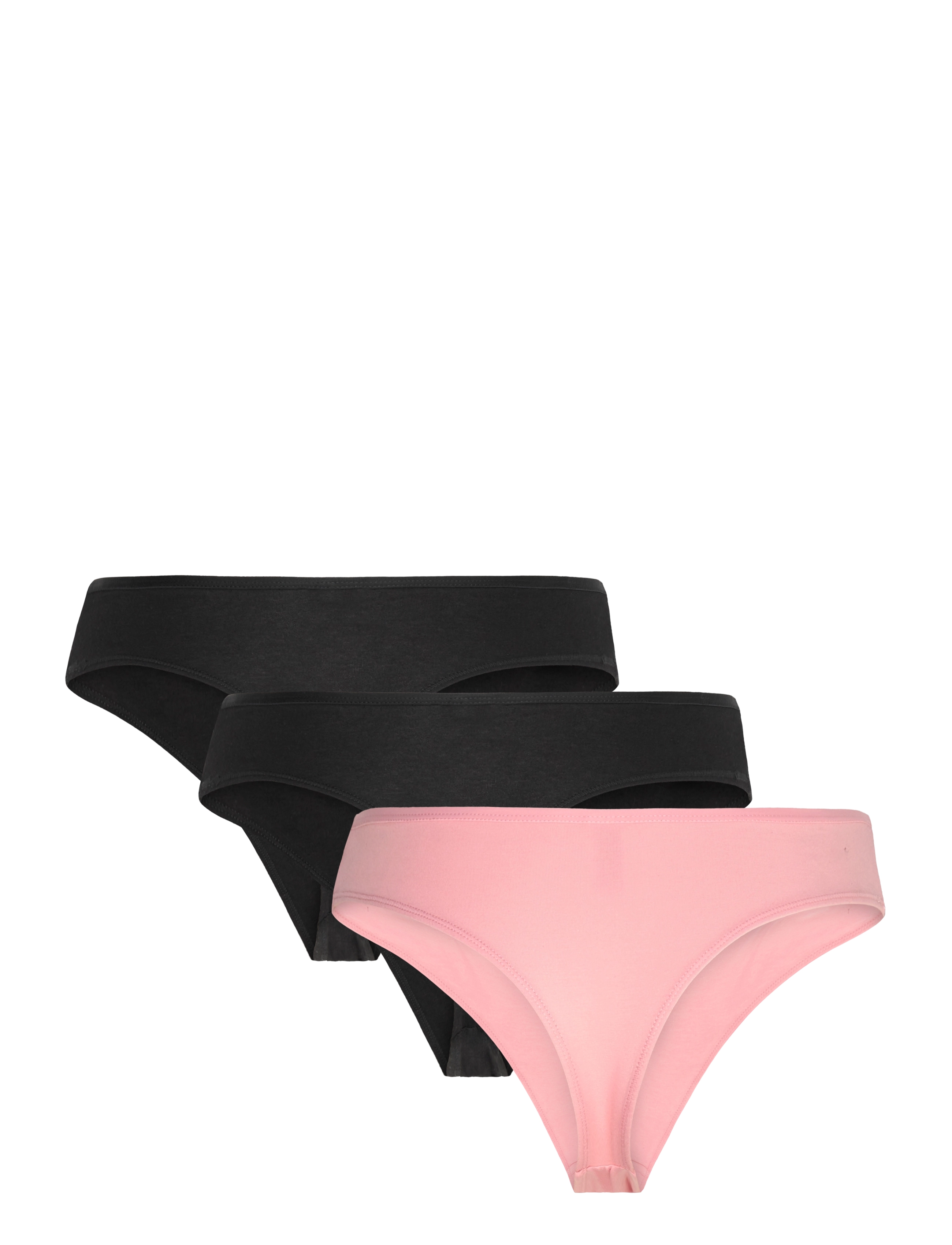 Weekday - 3-pack Inez Brazilian Cotton Briefs - pink dusty light - 1