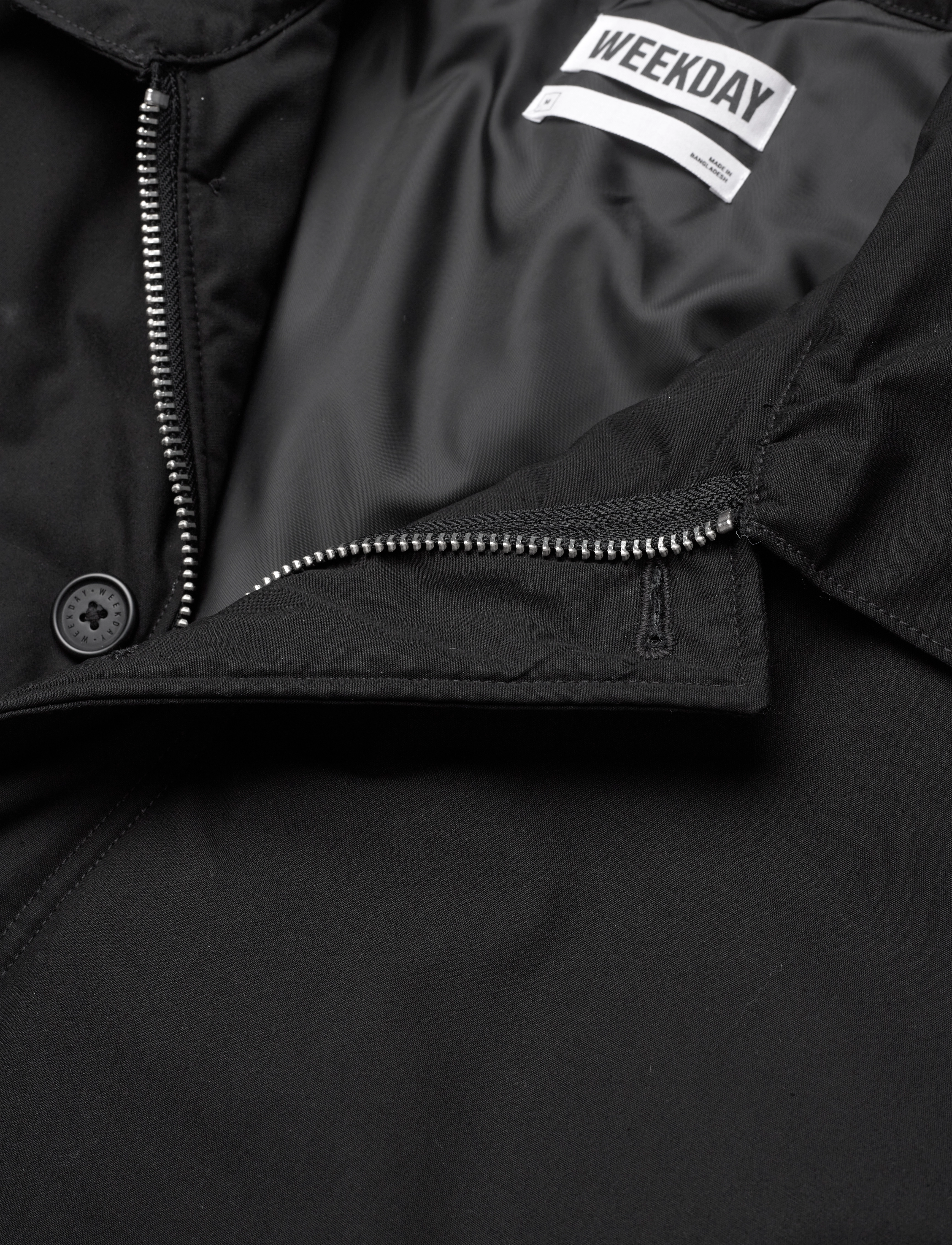Weekday - Relaxed Jacket - lentejassen - black - 2