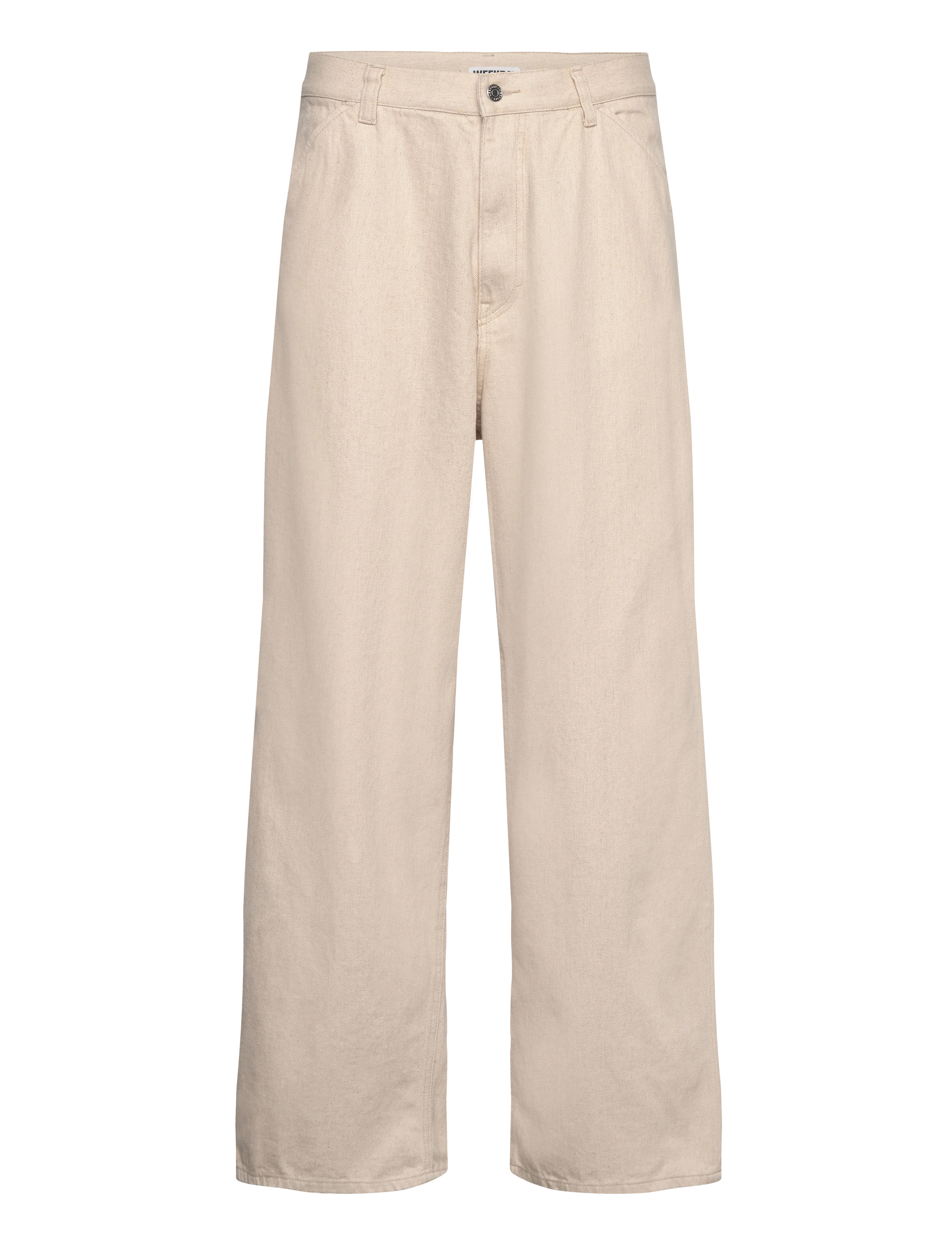 Weekday Astro Linen Blend Trousers, 25, Beige - Männerswear