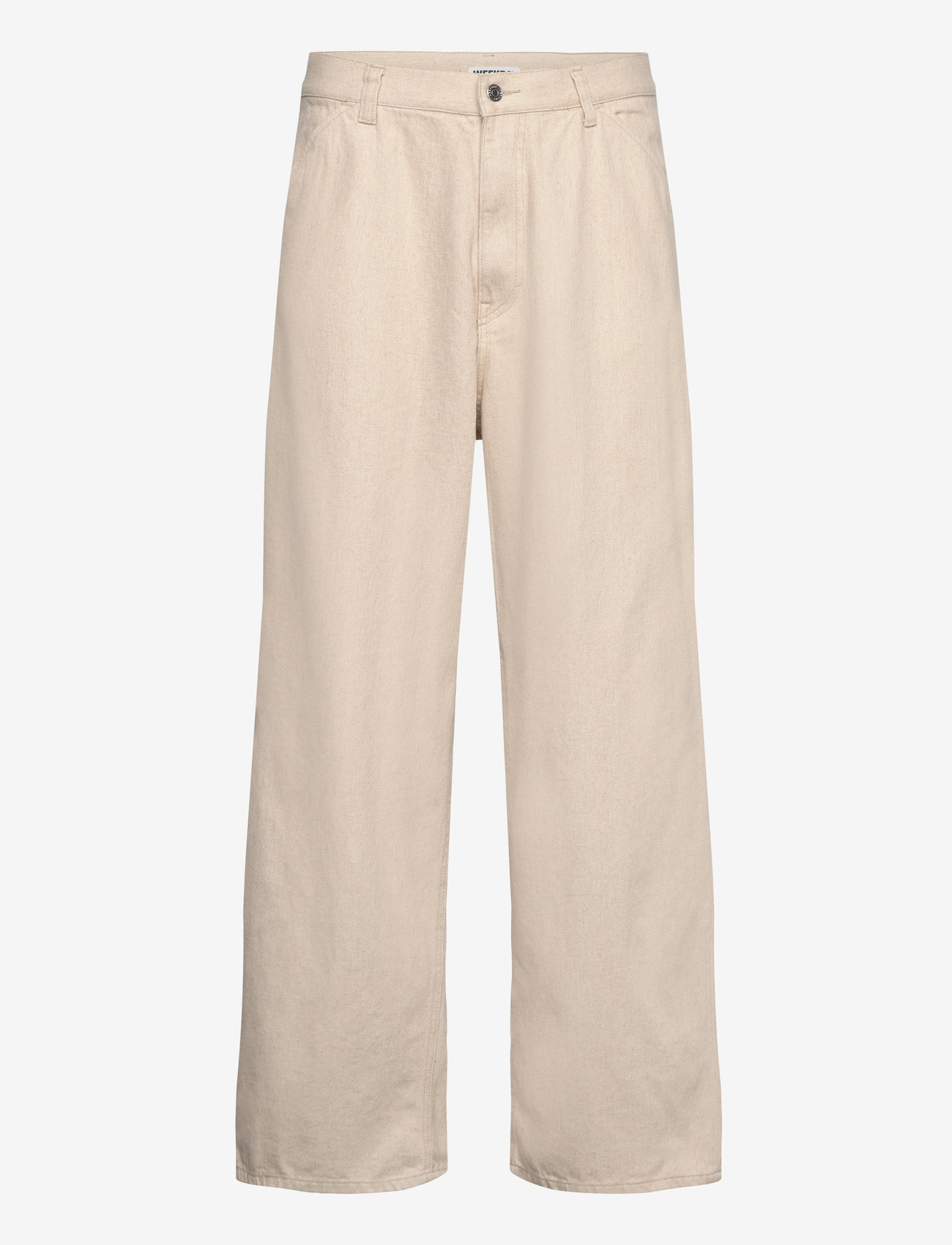 Weekday - Astro Linen Blend Trousers - linased püksid - light mole - 0