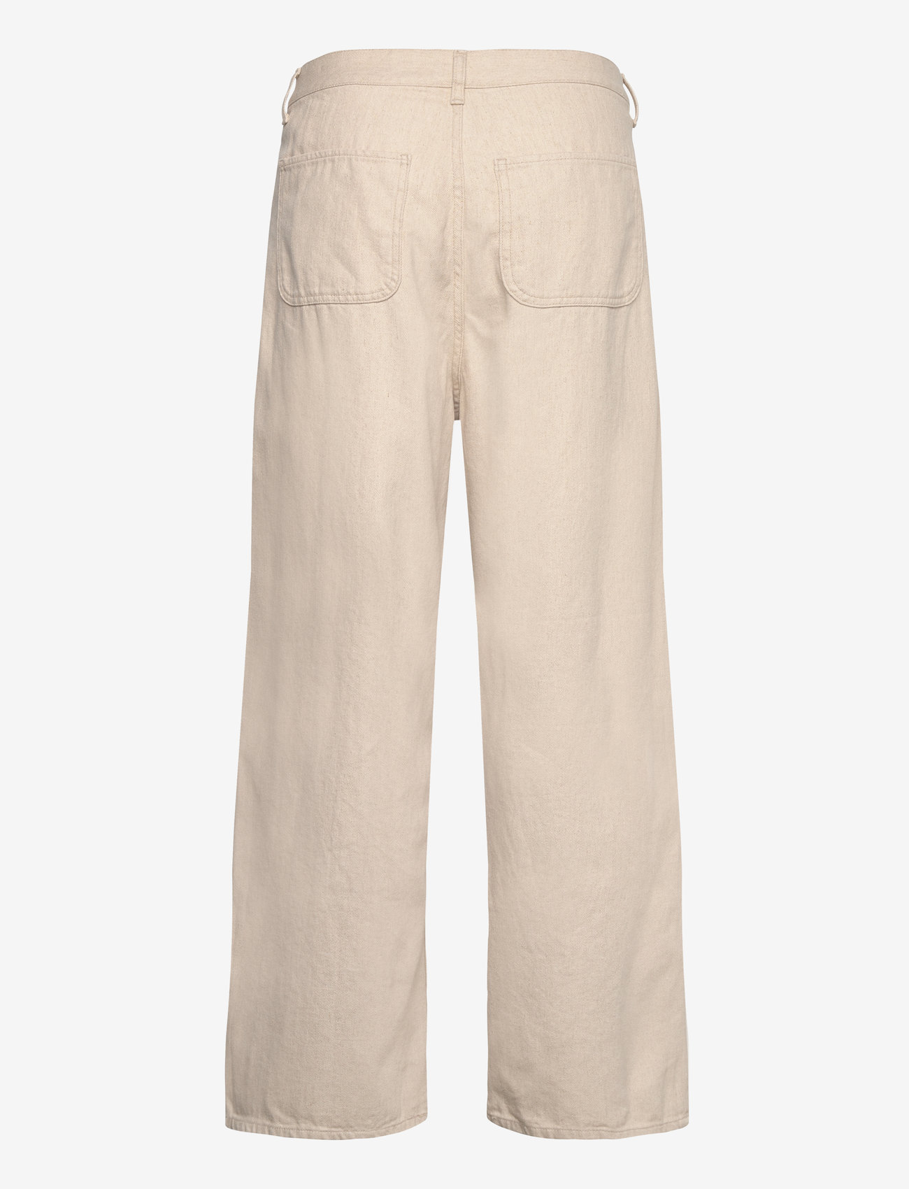 Weekday - Astro Linen Blend Trousers - linased püksid - light mole - 1