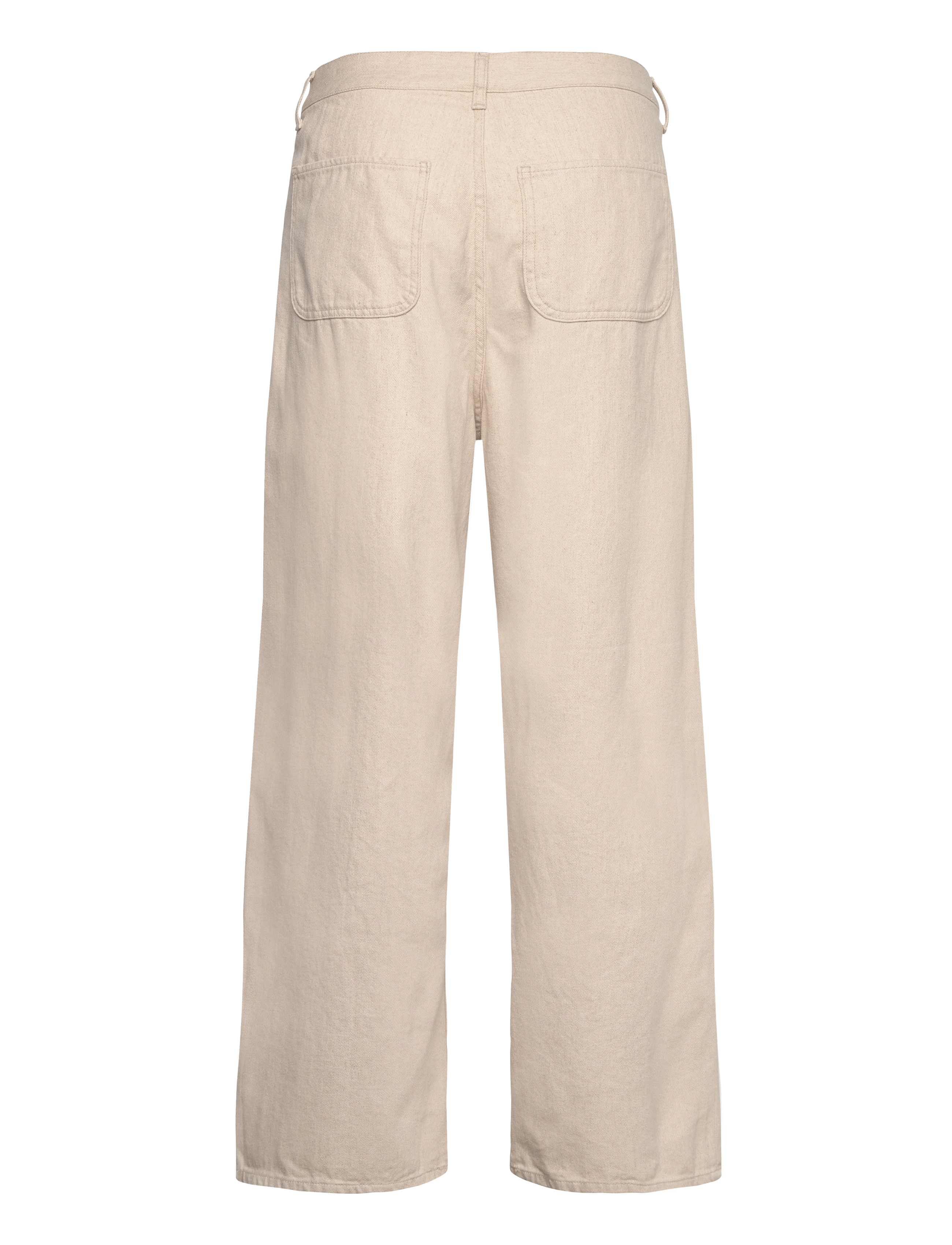 Weekday - Astro Linen Blend Trousers - linen trousers - light mole - 1